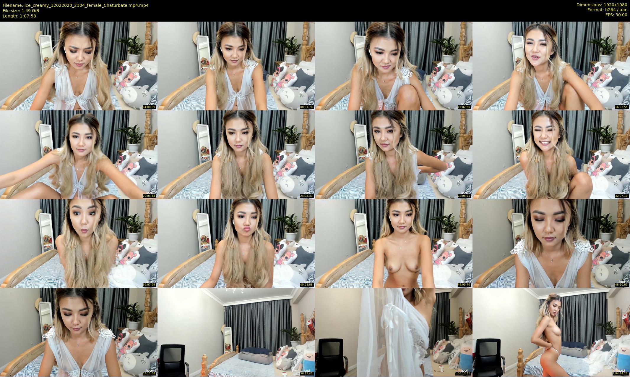 ice_creamy — 68 minute Chaturbate female cam show recording, 1080p, Feb 12, 2020