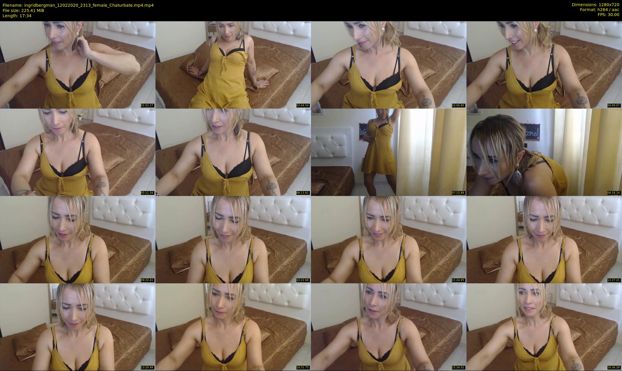 ingridbergman — 18 minute Chaturbate female cam show recording, 720p, Feb 12, 2020