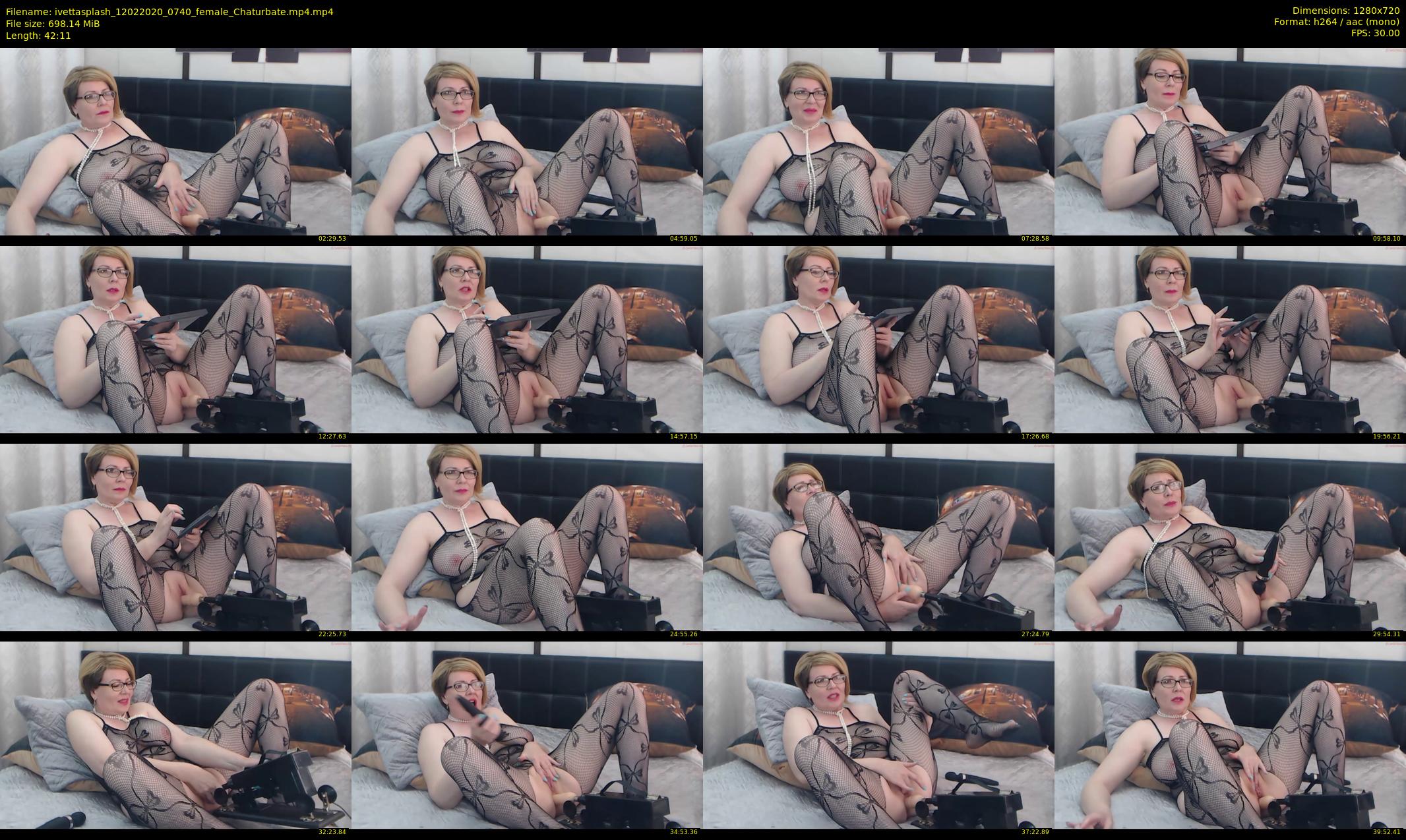 ivettasplash — 43 minute Chaturbate female cam show recording, 720p, Feb 12, 2020