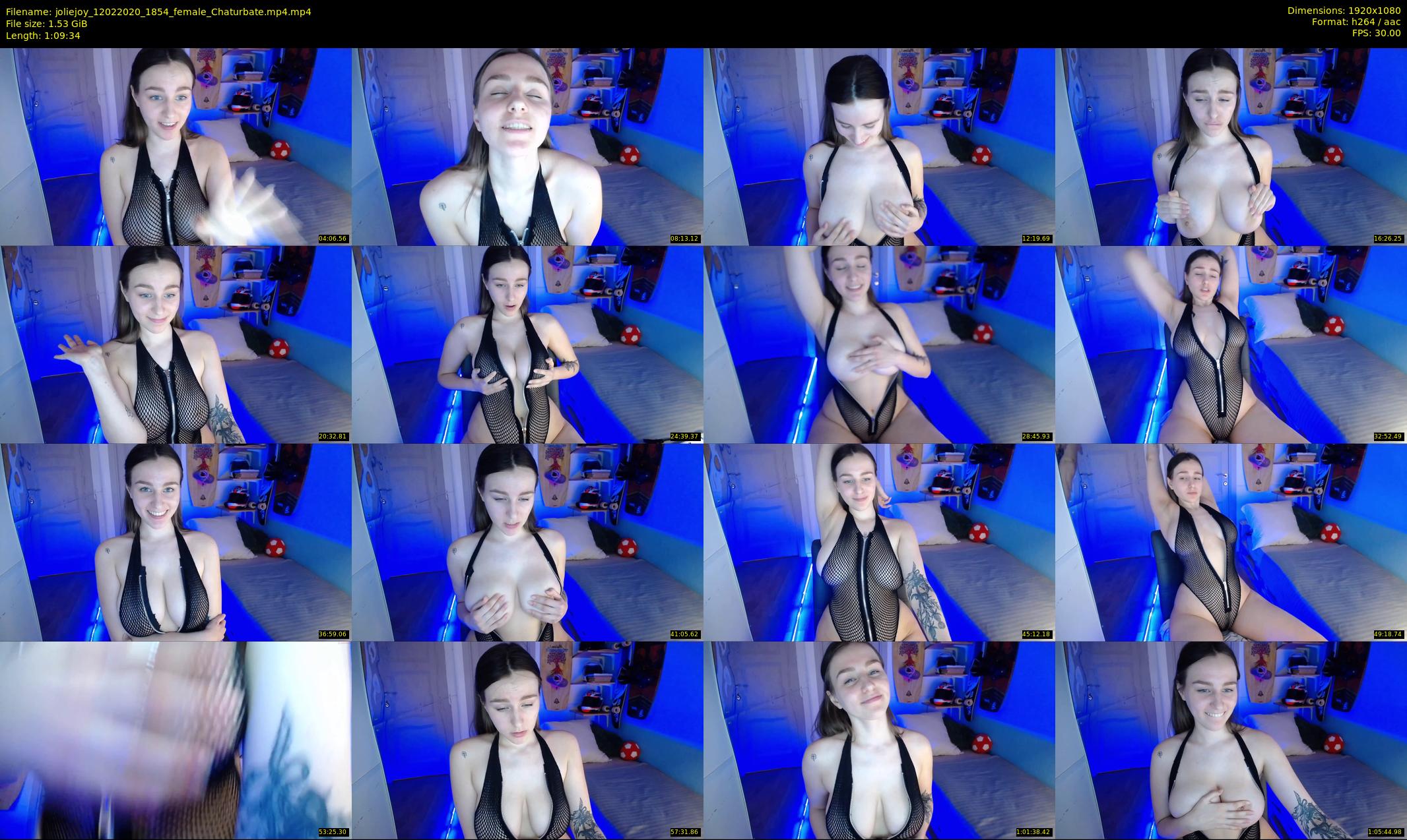 joliejoy — 70 minute Chaturbate female cam show recording, 1080p, Feb 12, 2020