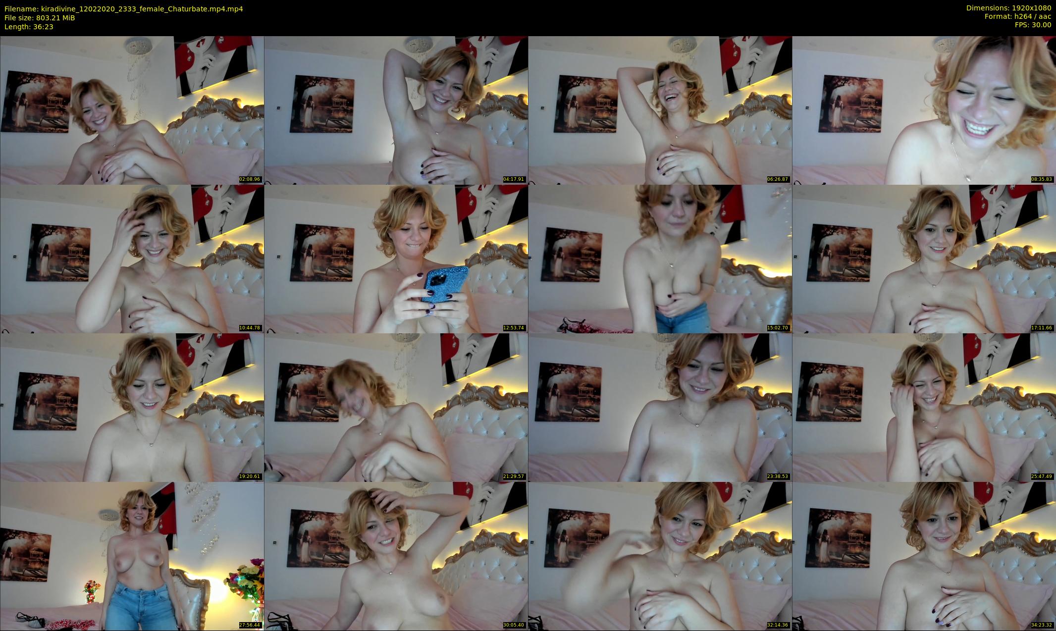 kiradivine — 37 minute Chaturbate female cam show recording, 1080p, Feb 12, 2020