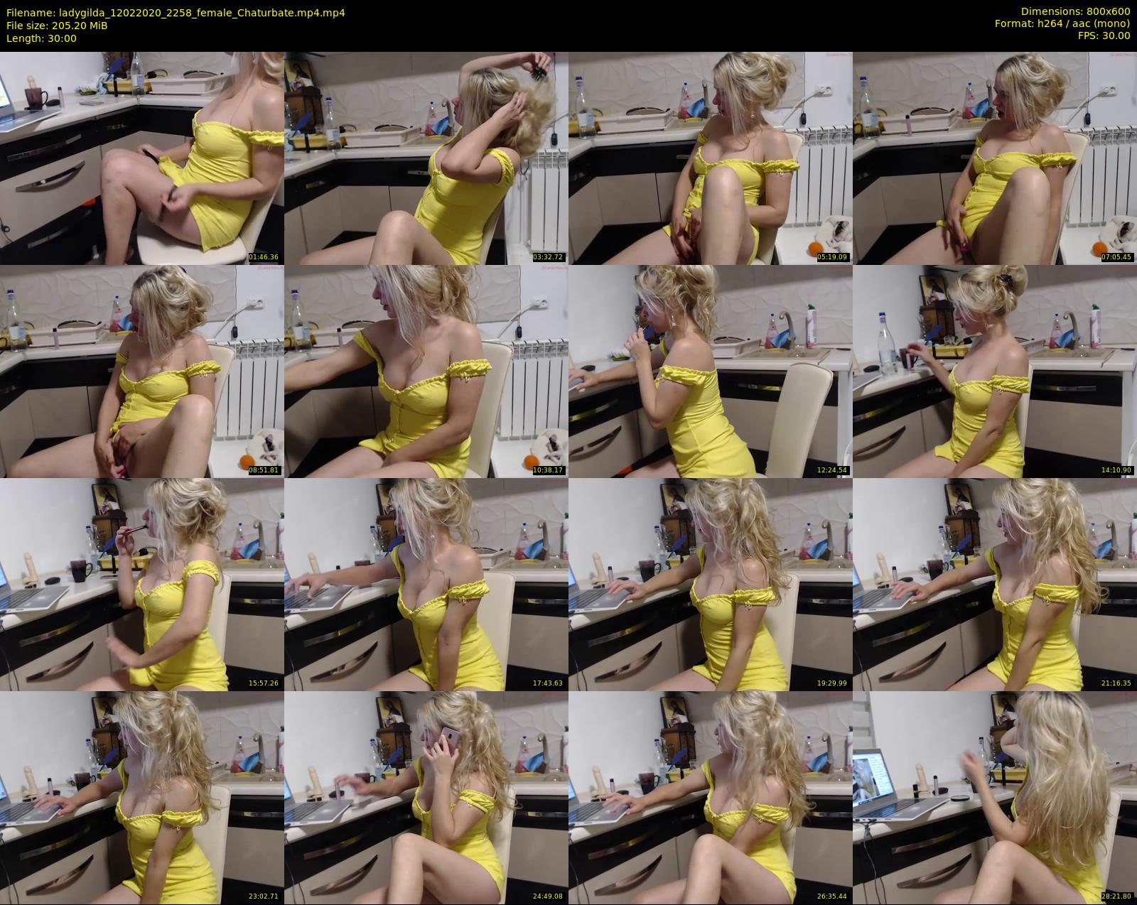ladygilda — 30 minute Chaturbate female cam show recording, 480p, Feb 12, 2020