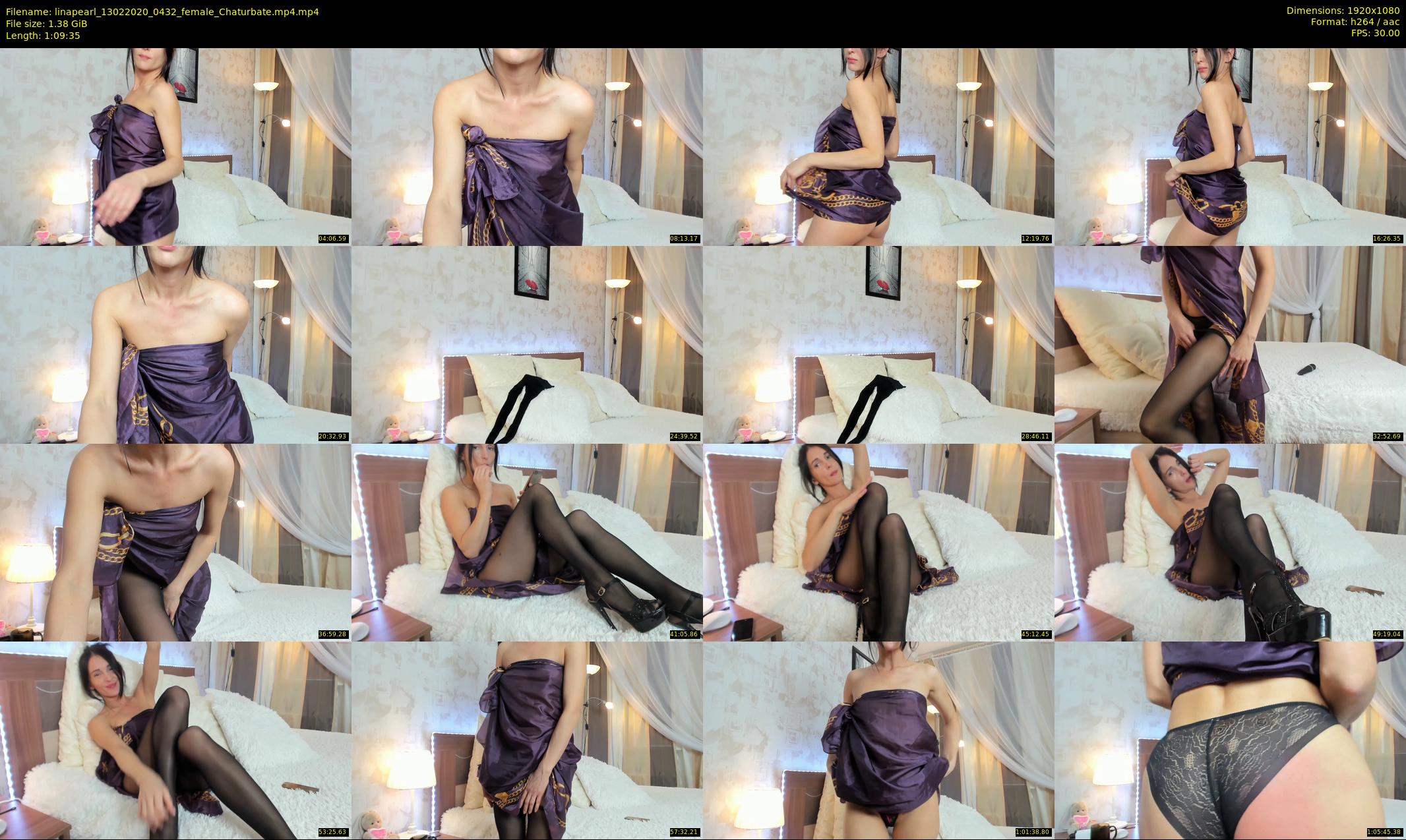 linapearl — 70 minute Chaturbate female cam show recording, 1080p, Feb 13, 2020