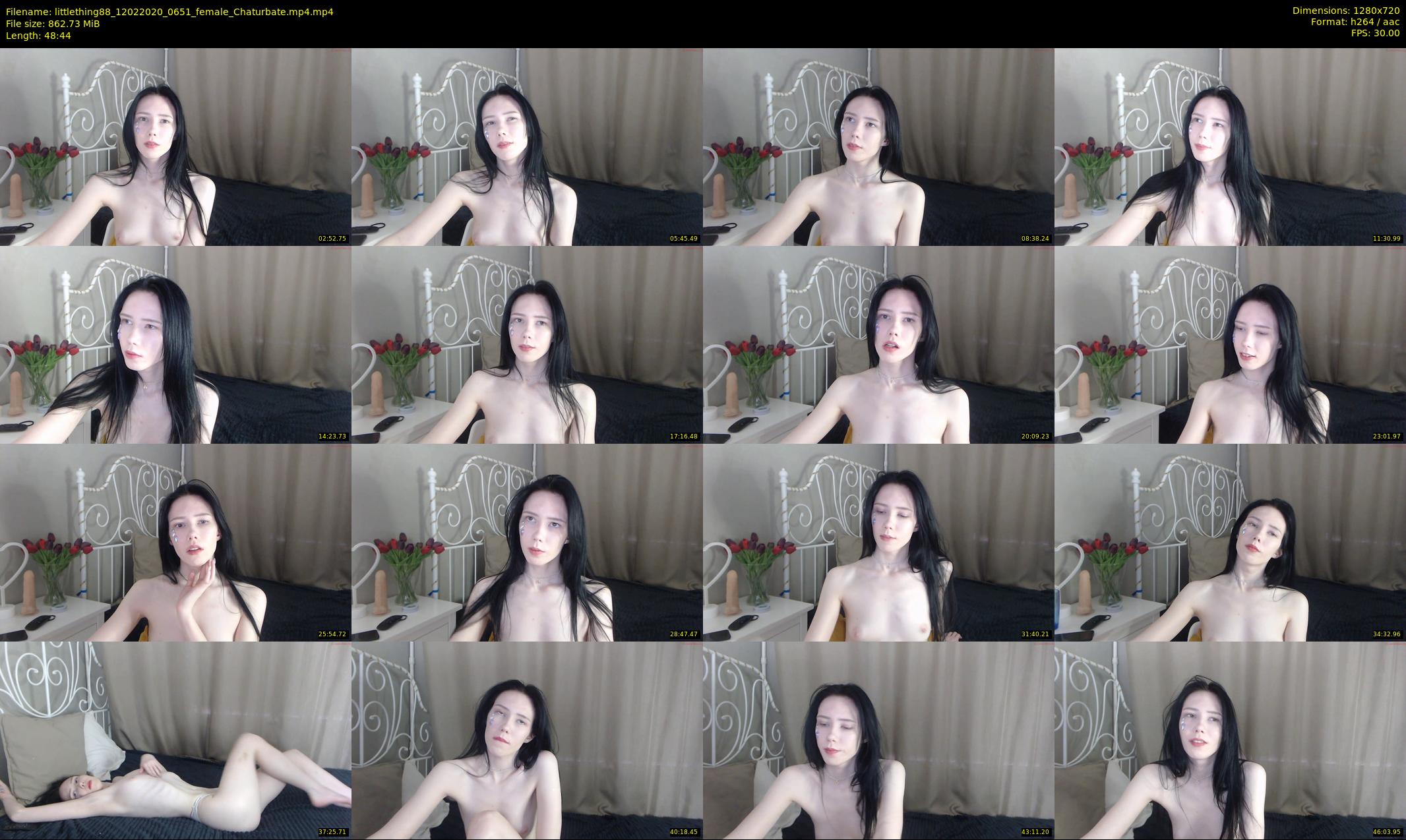 littlething88 — 49 minute Chaturbate female cam show recording, 720p, Feb 12, 2020