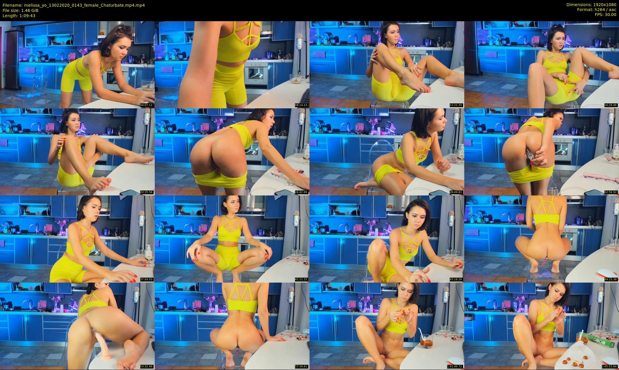 melissa_yo — 70 minute Chaturbate female cam show recording, 1080p, Feb 13, 2020