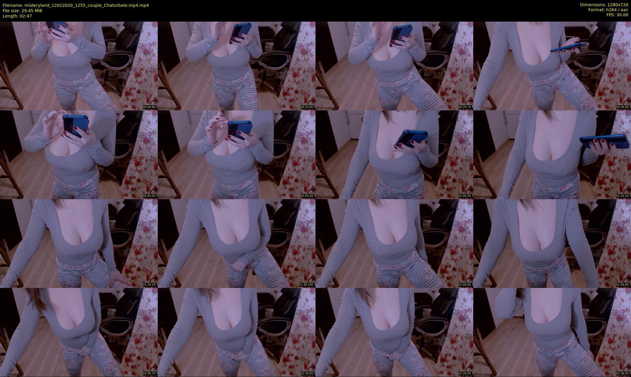 misteryland — 3 minute Chaturbate couple cam show recording, 720p, Feb 12, 2020