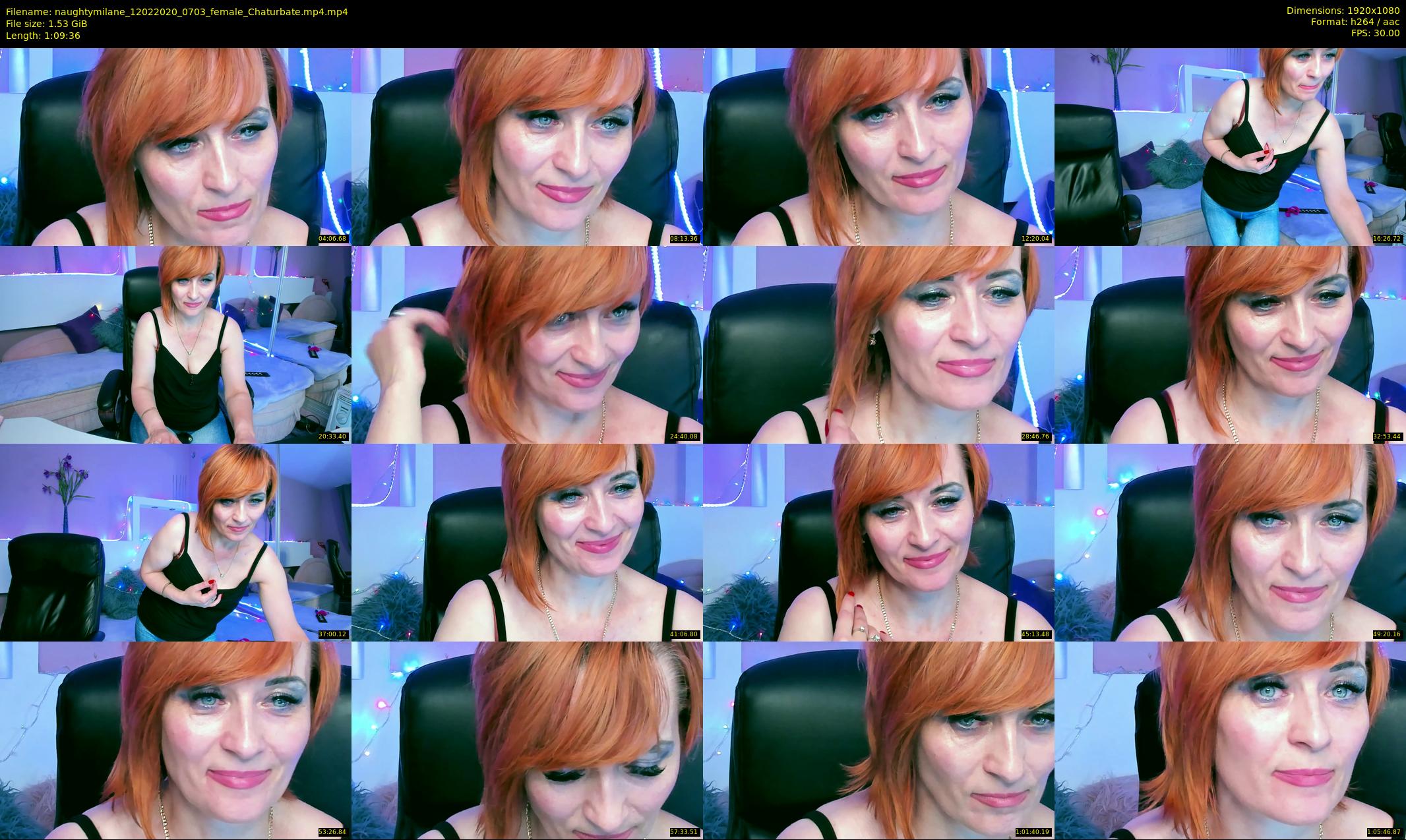 naughtymilane — 70 minute Chaturbate female cam show recording, 1080p, Feb 12, 2020