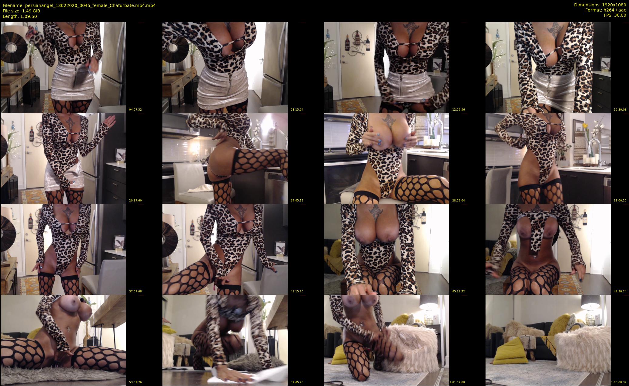 persianangel — 70 minute Chaturbate female cam show recording, 1080p, Feb 13, 2020