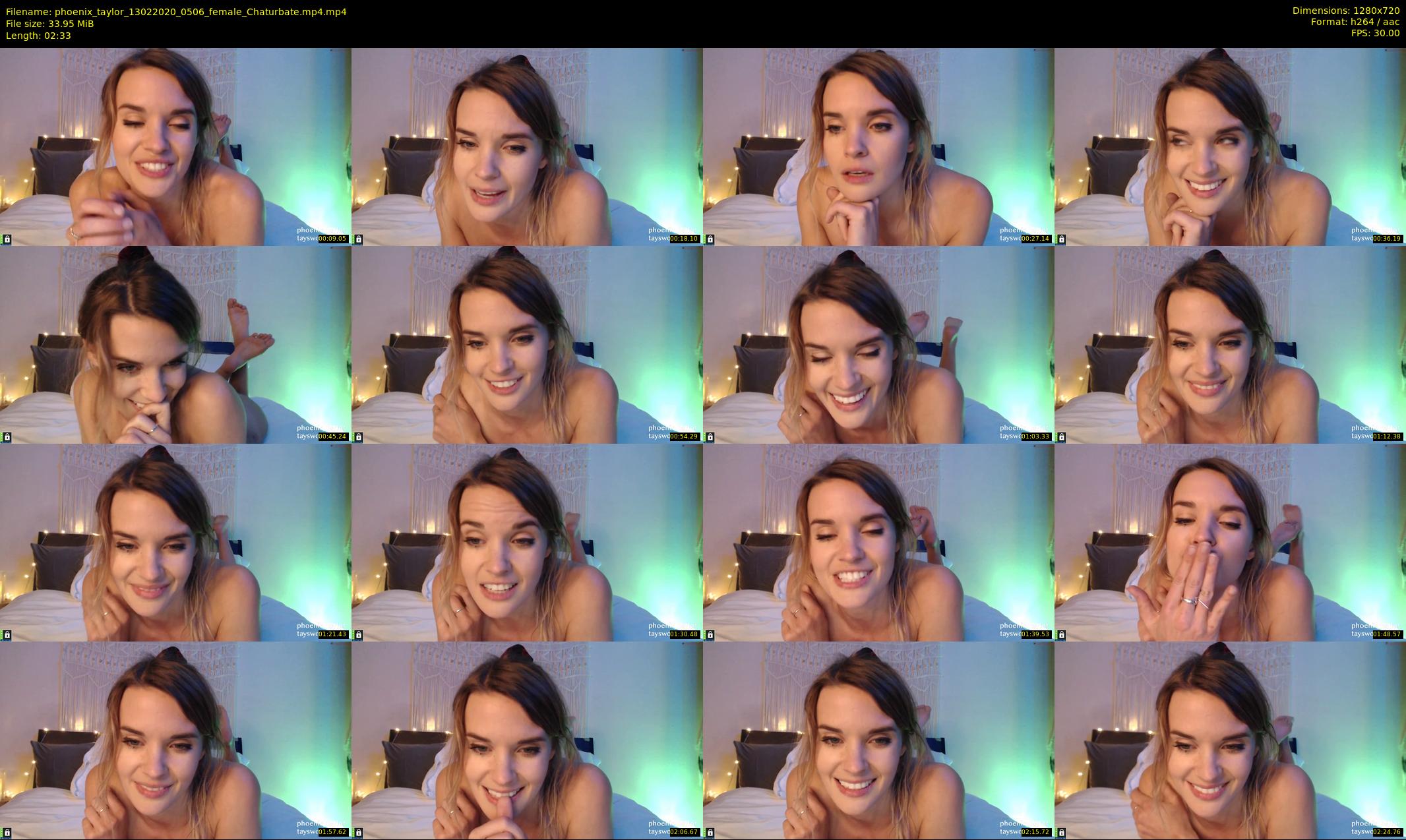 phoenix_taylor — 3 minute Chaturbate female cam show recording, 720p, Feb 13, 2020