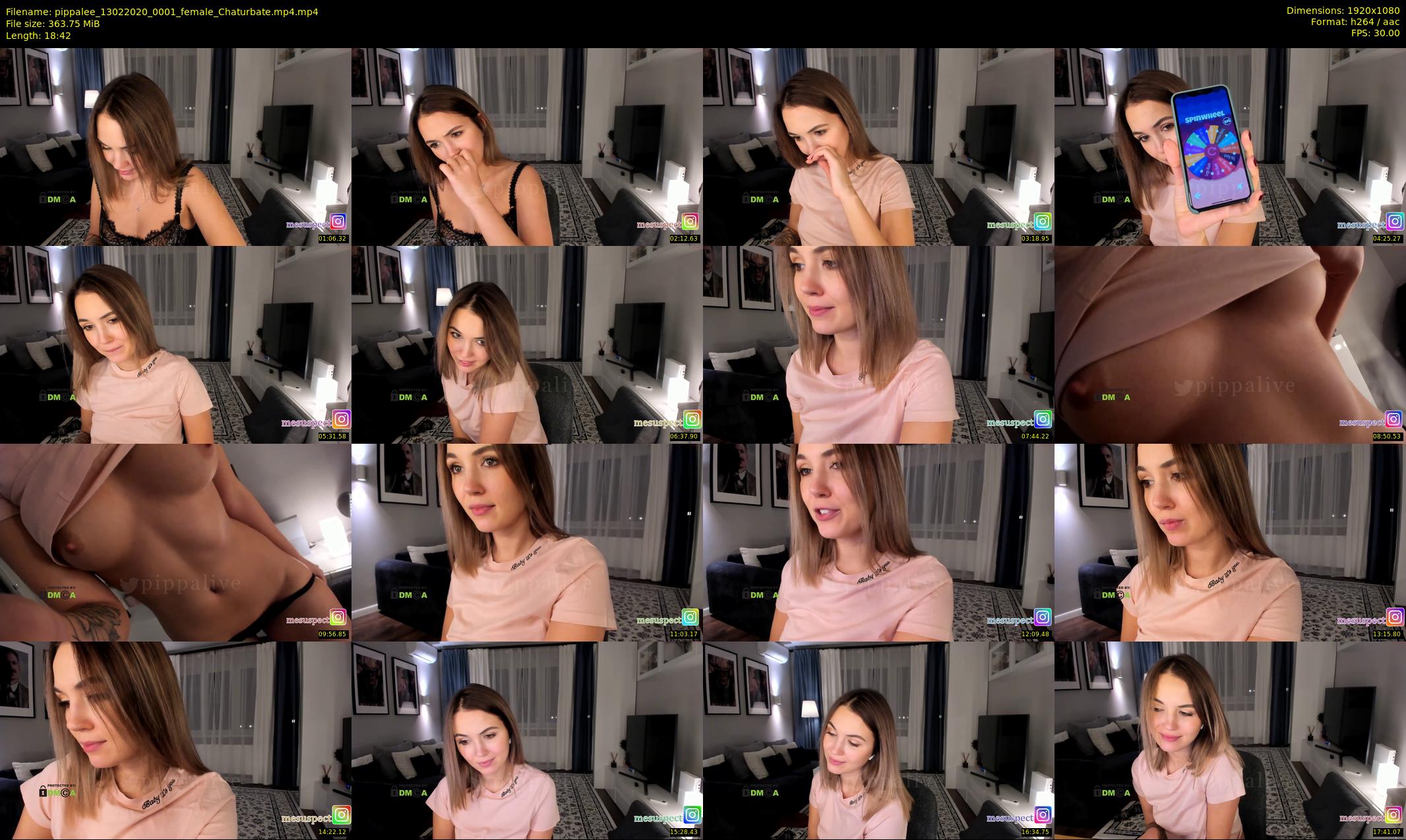 pippalee — 19 minute Chaturbate female cam show recording, 1080p, Feb 13, 2020