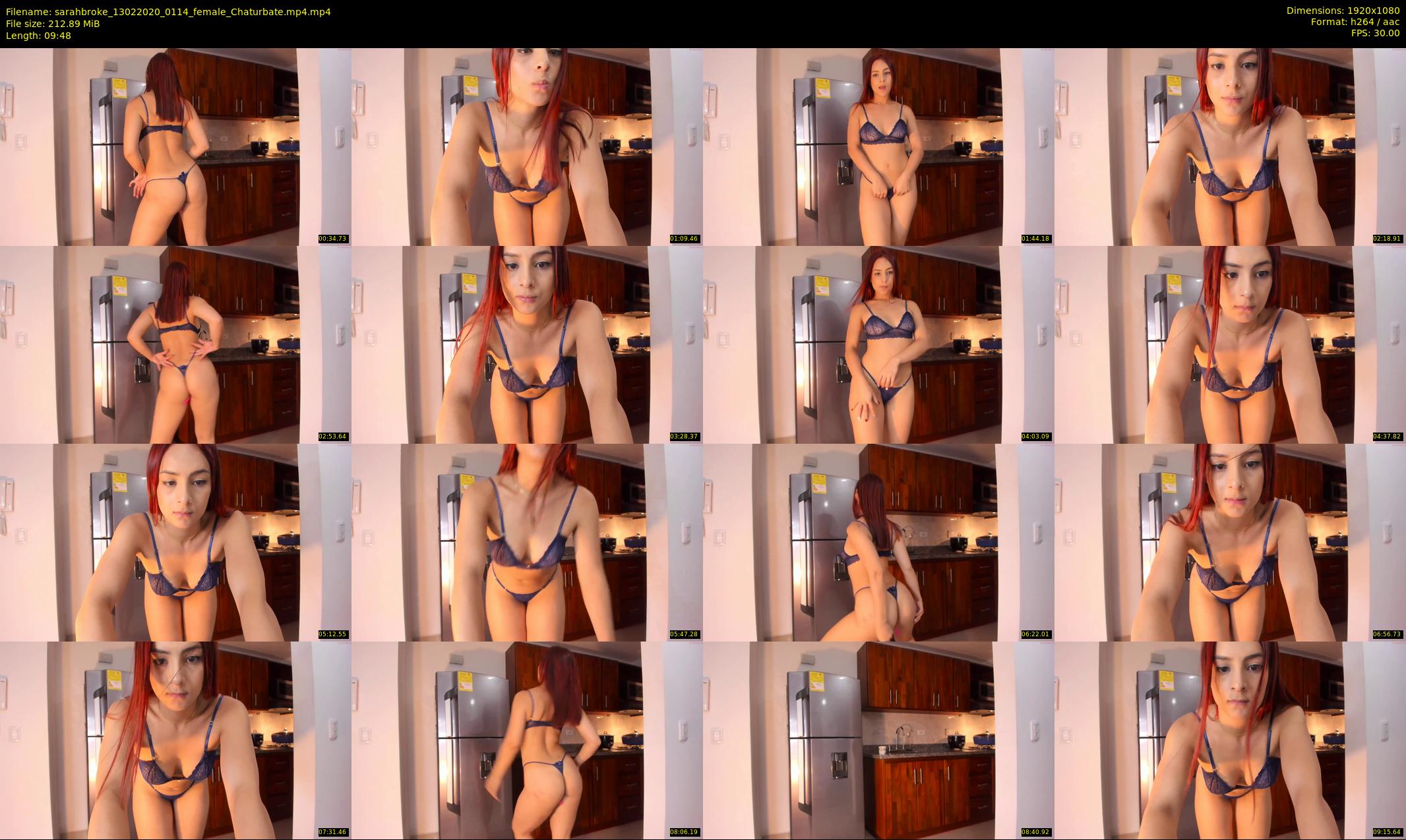 sarahbroke — 10 minute Chaturbate female cam show recording, 1080p, Feb 13, 2020
