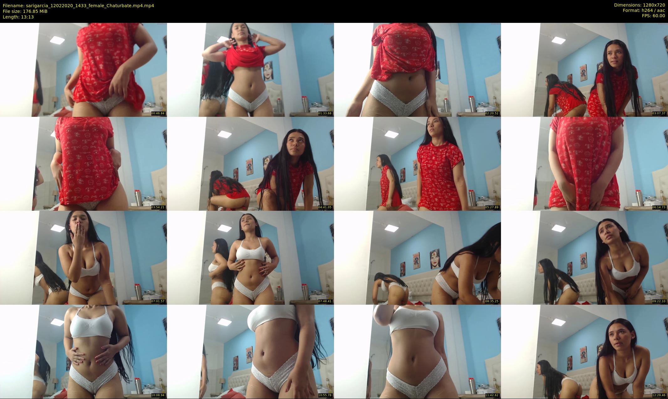 sarigarcia — 14 minute Chaturbate female cam show recording, 720p, Feb 12, 2020