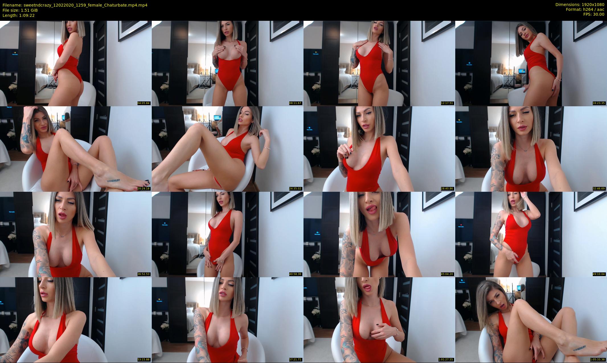 sweetndcrazy — 70 minute Chaturbate female cam show recording, 1080p, Feb 12, 2020
