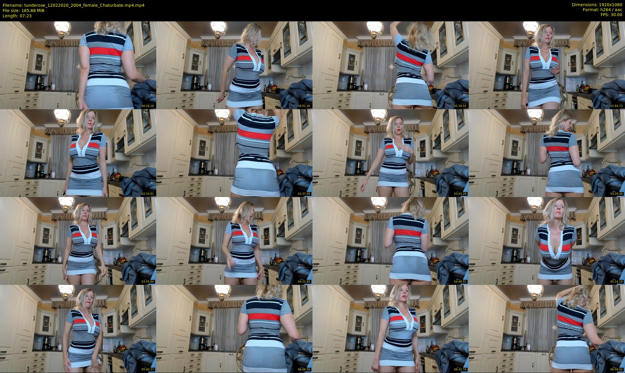 tunderose — 8 minute Chaturbate female cam show recording, 1080p, Feb 12, 2020