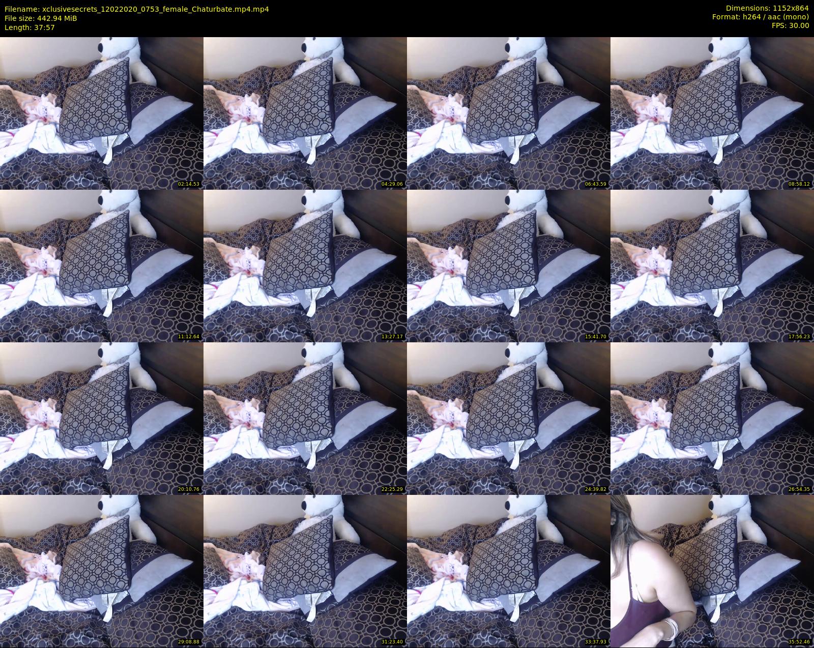 xclusivesecrets — 38 minute Chaturbate female cam show recording, 720p, Feb 12, 2020