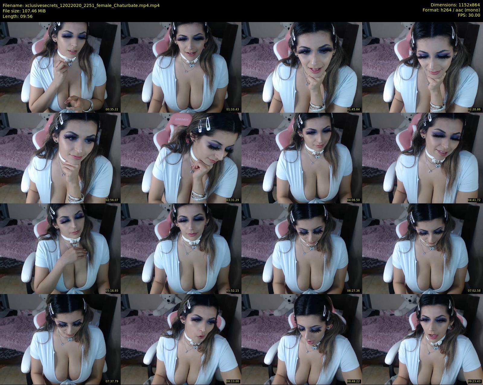 xclusivesecrets — 10 minute Chaturbate female cam show recording, 720p, Feb 12, 2020
