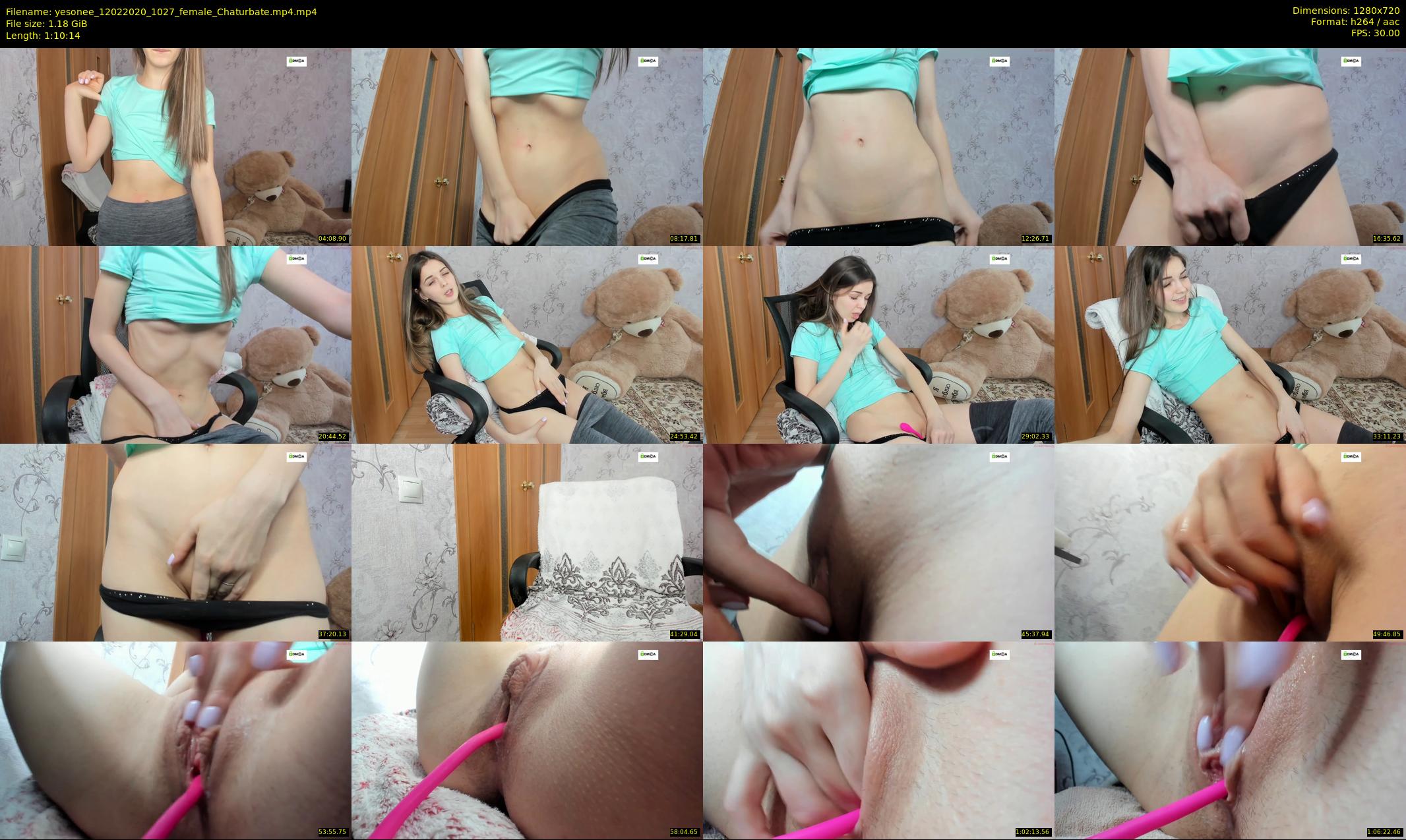 yesonee — 71 minute Chaturbate female cam show recording, 720p, Feb 12, 2020