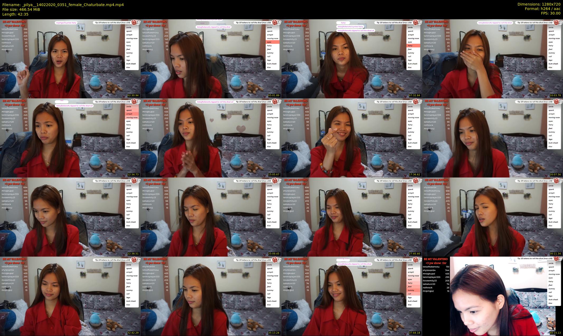 _pilya_ — 43 minute Chaturbate female cam show recording, 720p, Feb 14, 2020