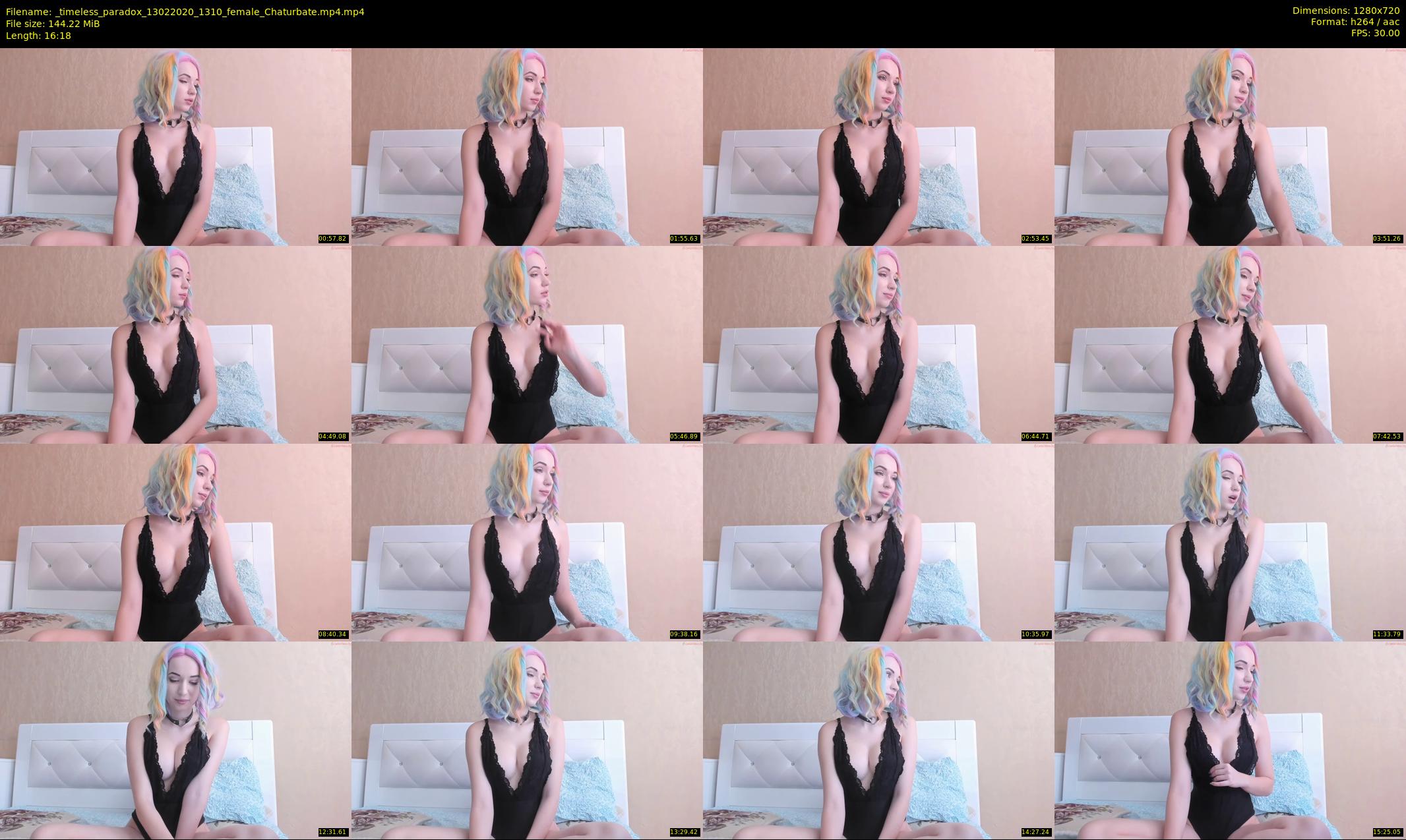 _timeless_paradox — 17 minute Chaturbate female cam show recording, 720p, Feb 13, 2020