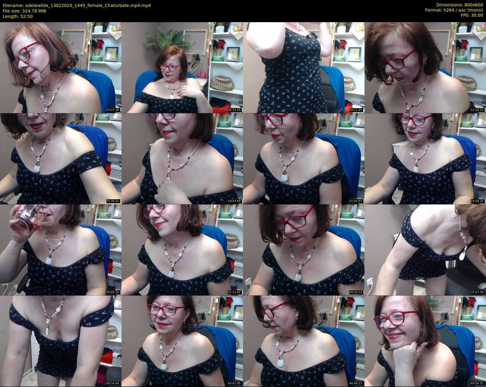 adelewildx — 53 minute Chaturbate female cam show recording, 480p, Feb 13, 2020