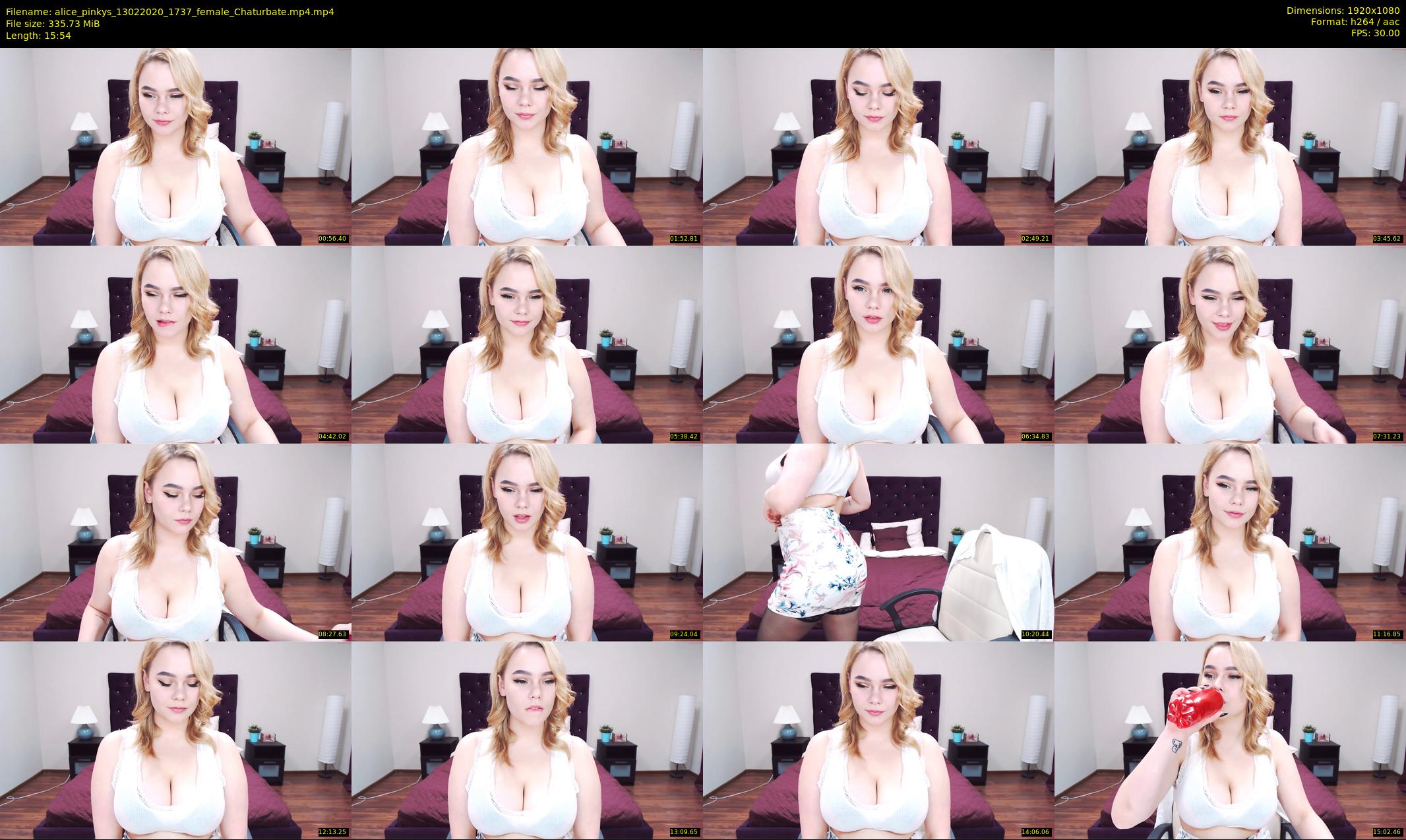 alice_pinkys — 16 minute Chaturbate female cam show recording, 1080p, Feb 13, 2020