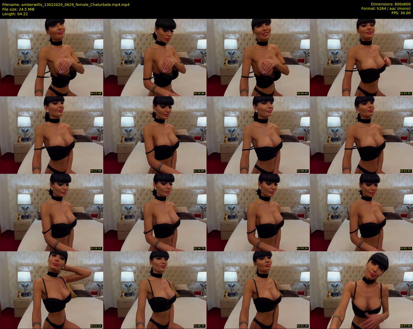 amberwillis — 5 minute Chaturbate female cam show recording, 480p, Feb 13, 2020