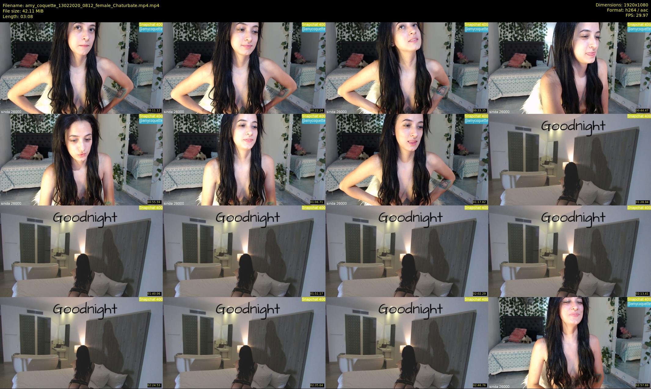 amy_coquette — 4 minute Chaturbate female cam show recording, 1080p, Feb 13, 2020