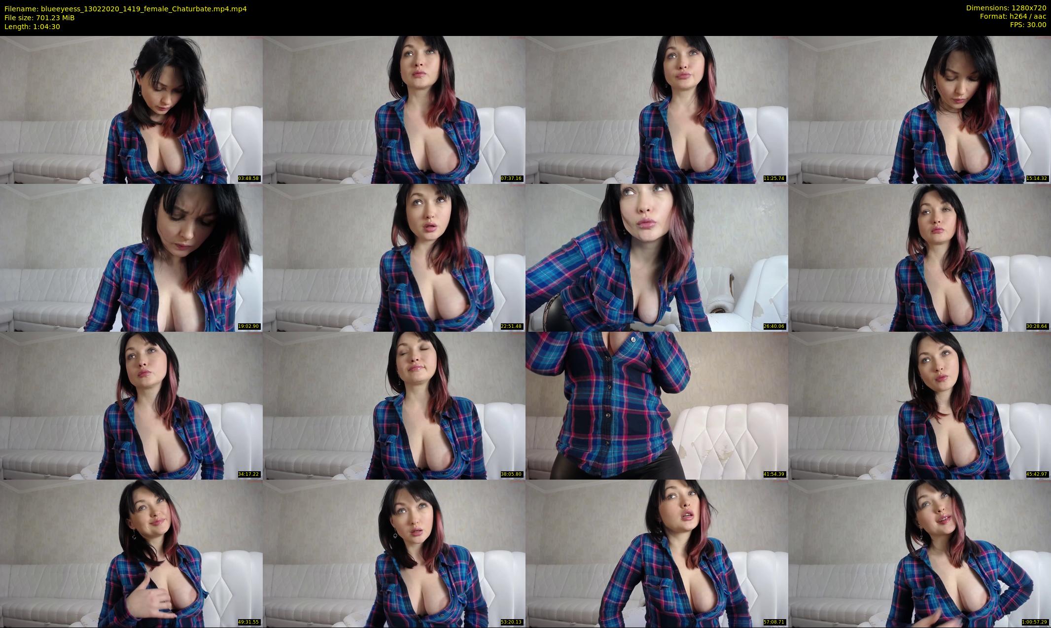 blueeyeess — 65 minute Chaturbate female cam show recording, 720p, Feb 13, 2020