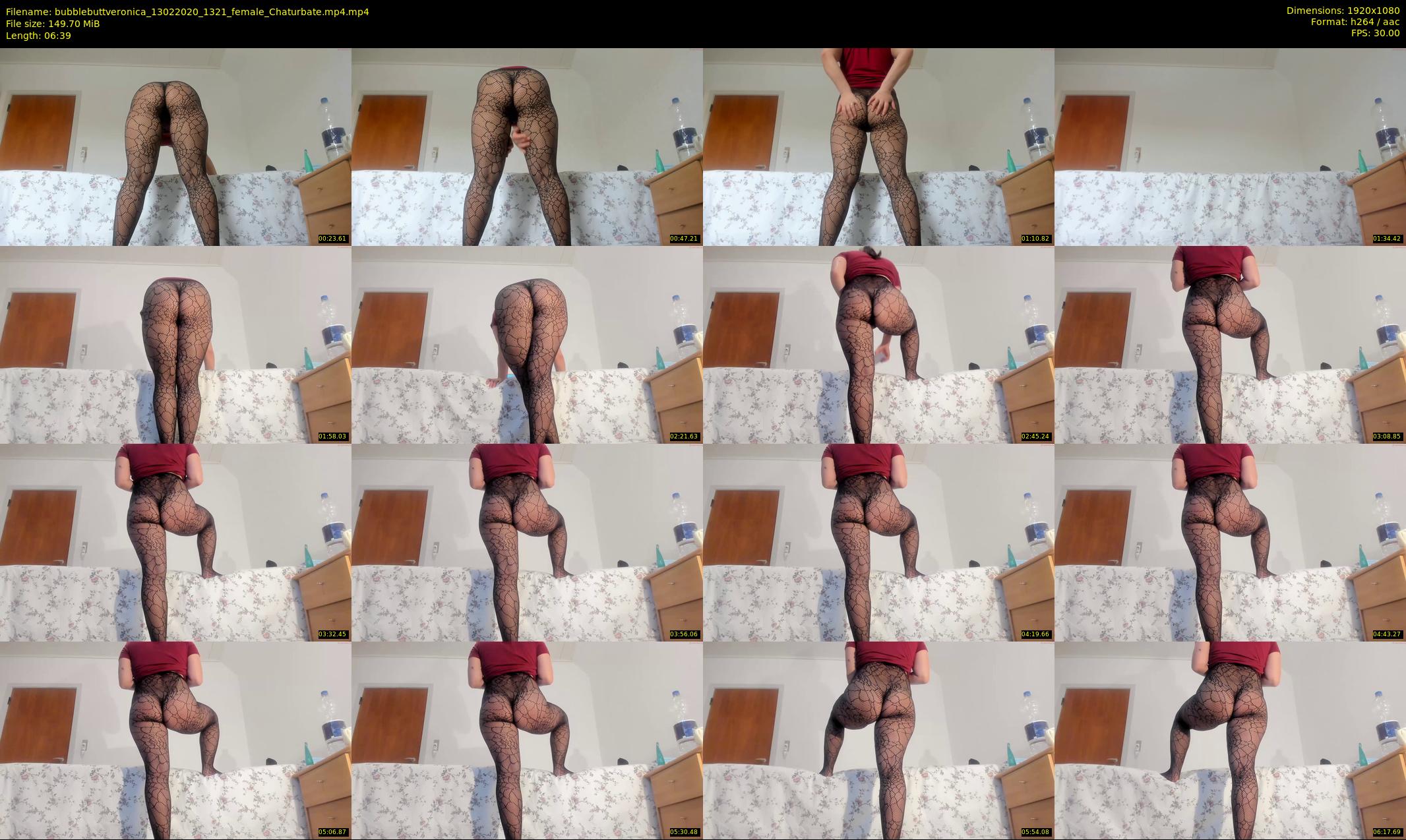 bubblebuttveronica — 7 minute Chaturbate female cam show recording, 1080p, Feb 13, 2020