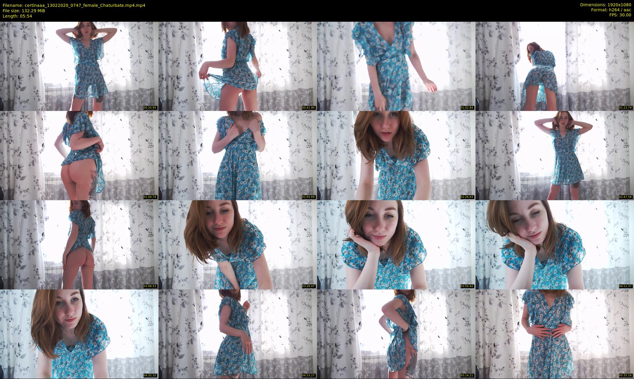 certinaaa — 6 minute Chaturbate female cam show recording, 1080p, Feb 13, 2020