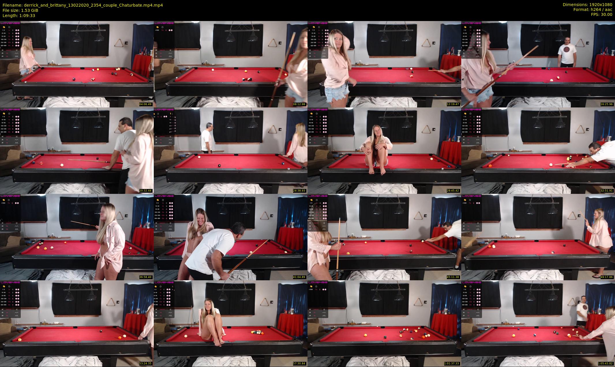 derrick_and_brittany — 70 minute Chaturbate couple cam show recording, 1080p, Feb 13, 2020