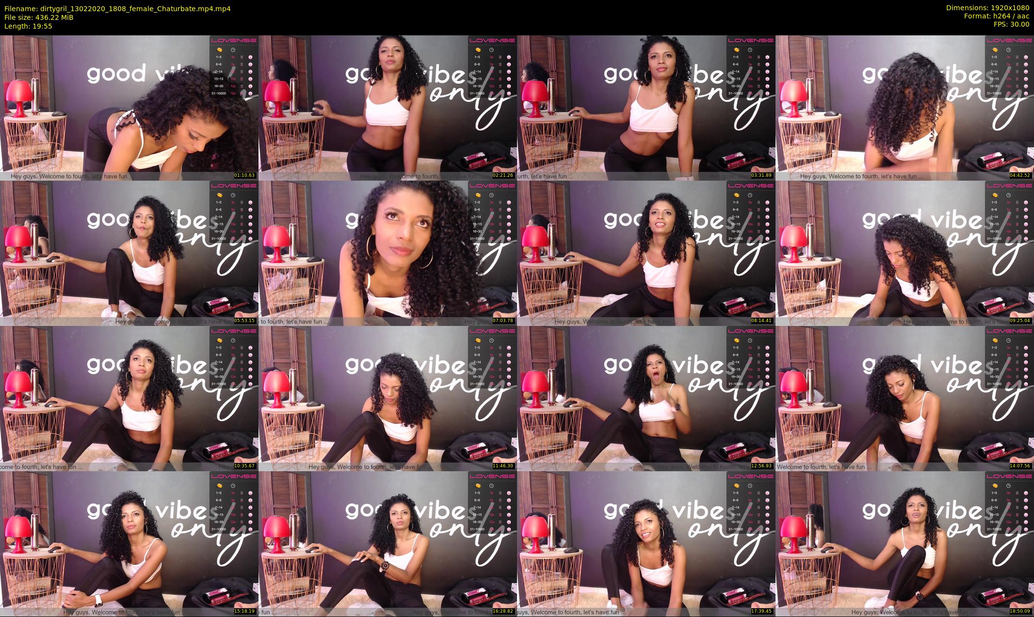 dirtygril — 20 minute Chaturbate female cam show recording, 1080p, Feb 13, 2020