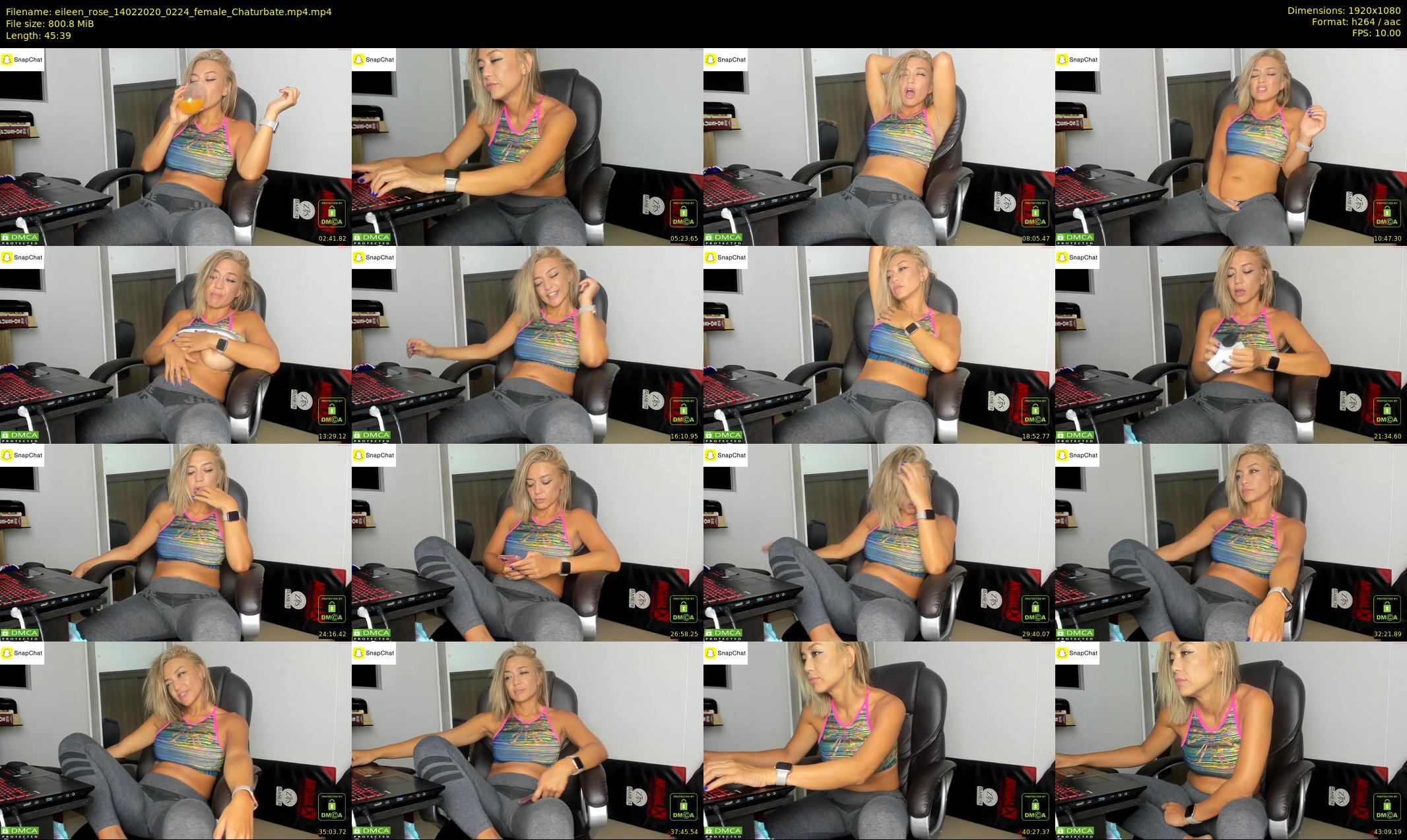 eileen_rose — 46 minute Chaturbate female cam show recording, 1080p, Feb 14, 2020