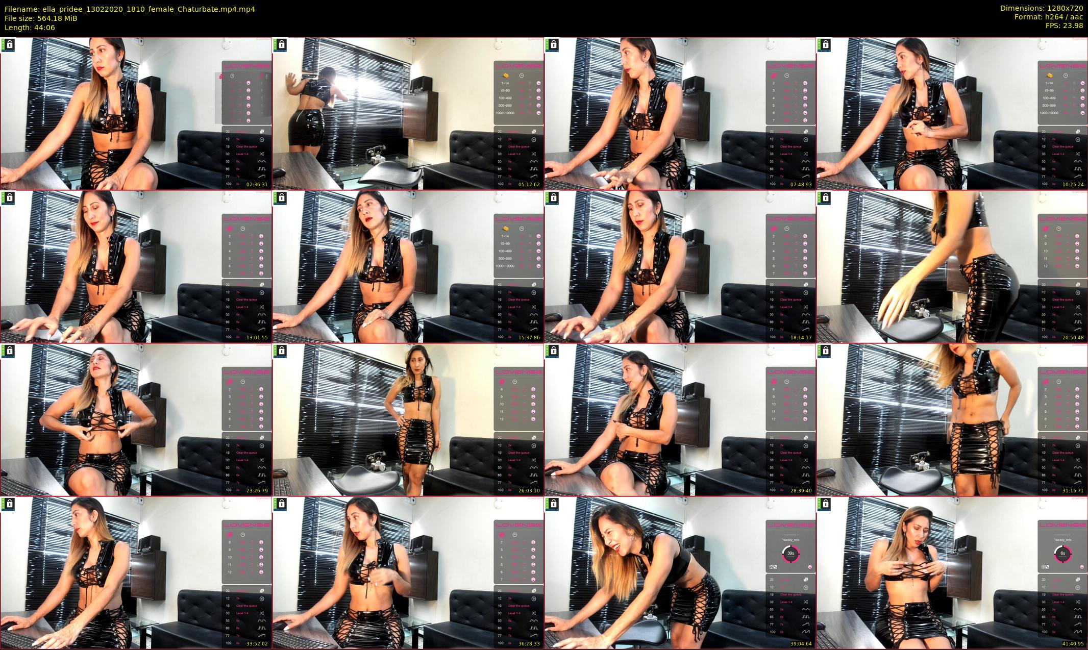 ella_pridee — 45 minute Chaturbate female cam show recording, 720p, Feb 13, 2020