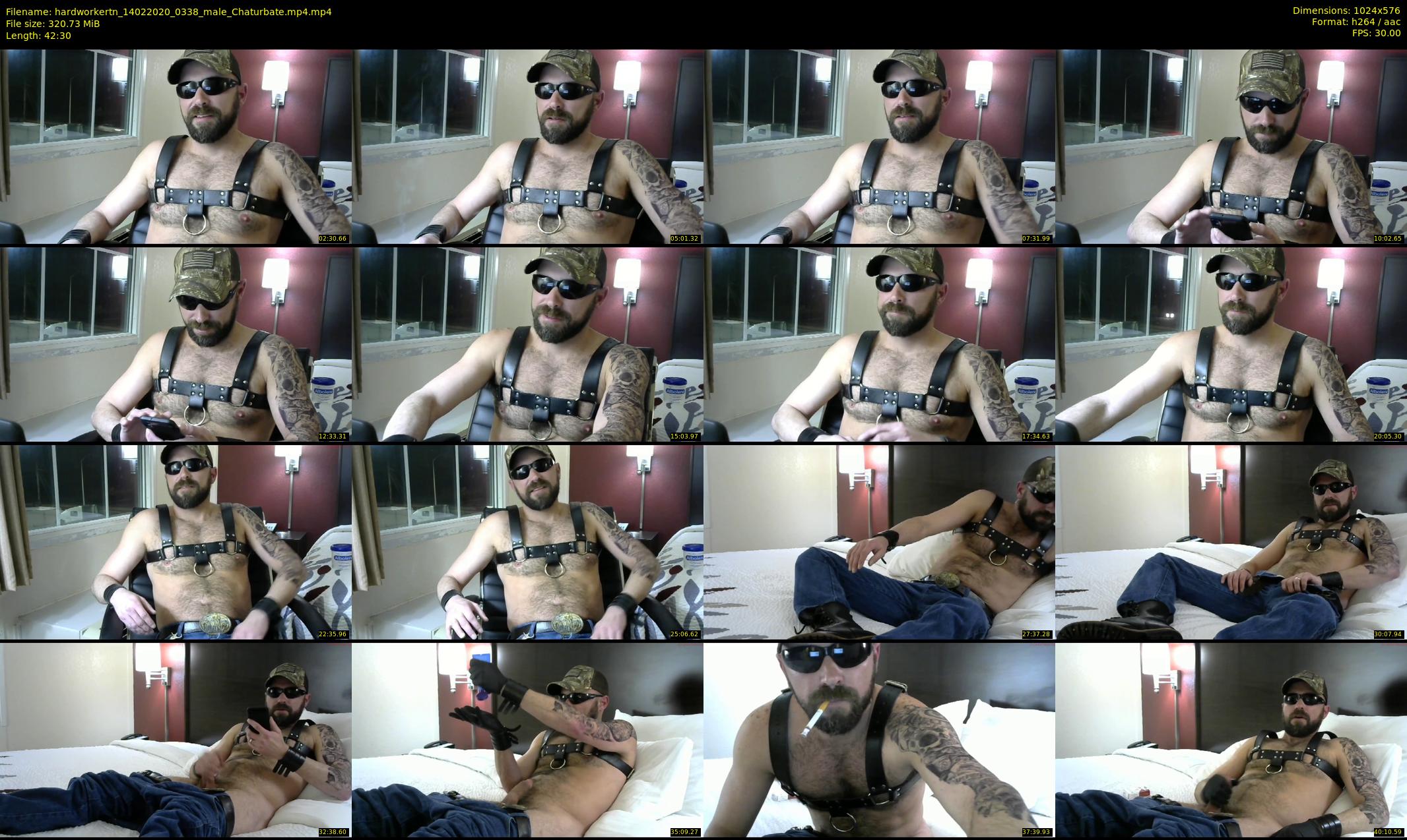 hardworkertn — 43 minute Chaturbate male cam show recording, 480p, Feb 14, 2020