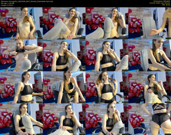 hornygirllx — 160 minute Chaturbate female cam show recording, 480p, Feb 14, 2020