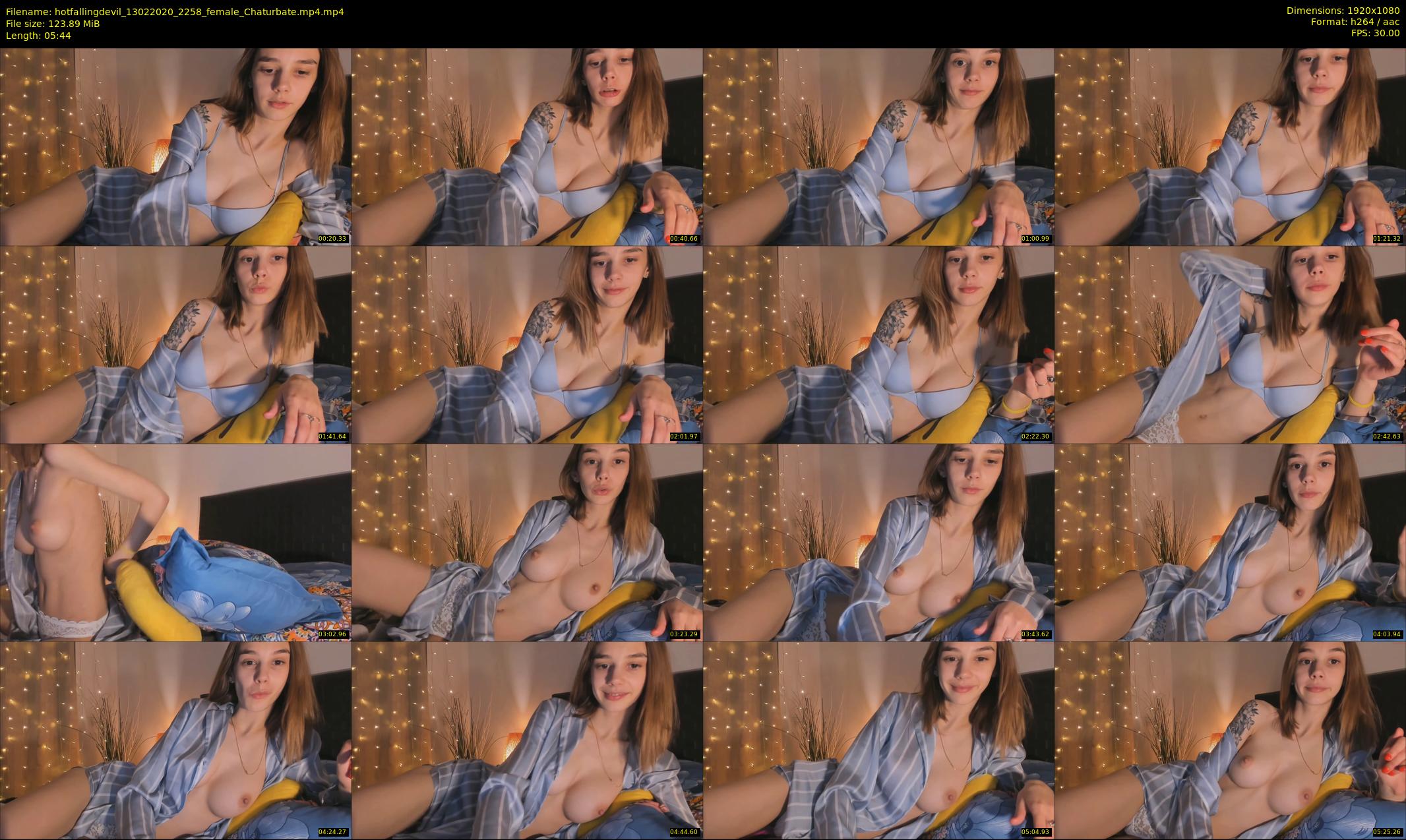 hotfallingdevil — 6 minute Chaturbate female cam show recording, 1080p, Feb 13, 2020