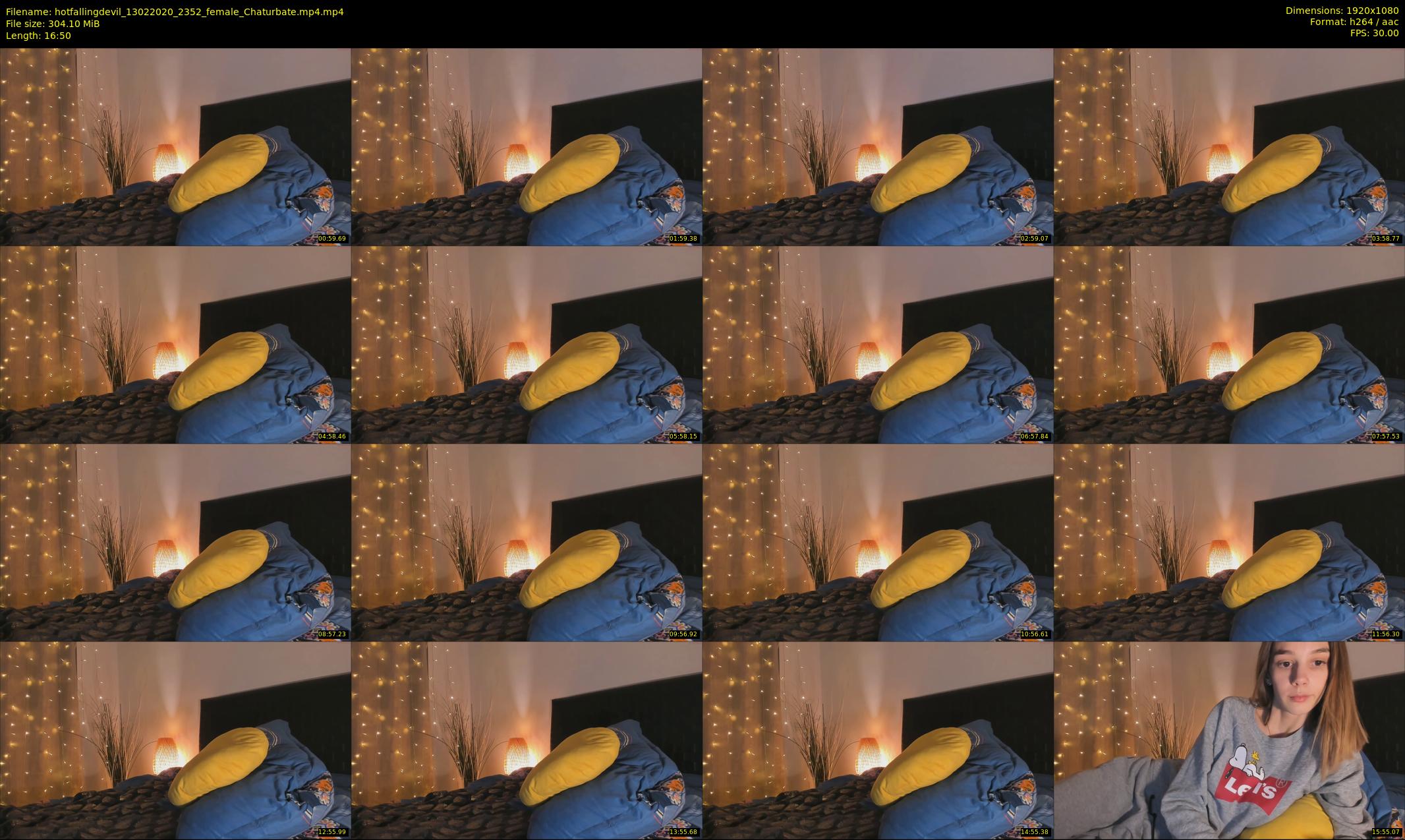 hotfallingdevil — 17 minute Chaturbate female cam show recording, 1080p, Feb 13, 2020