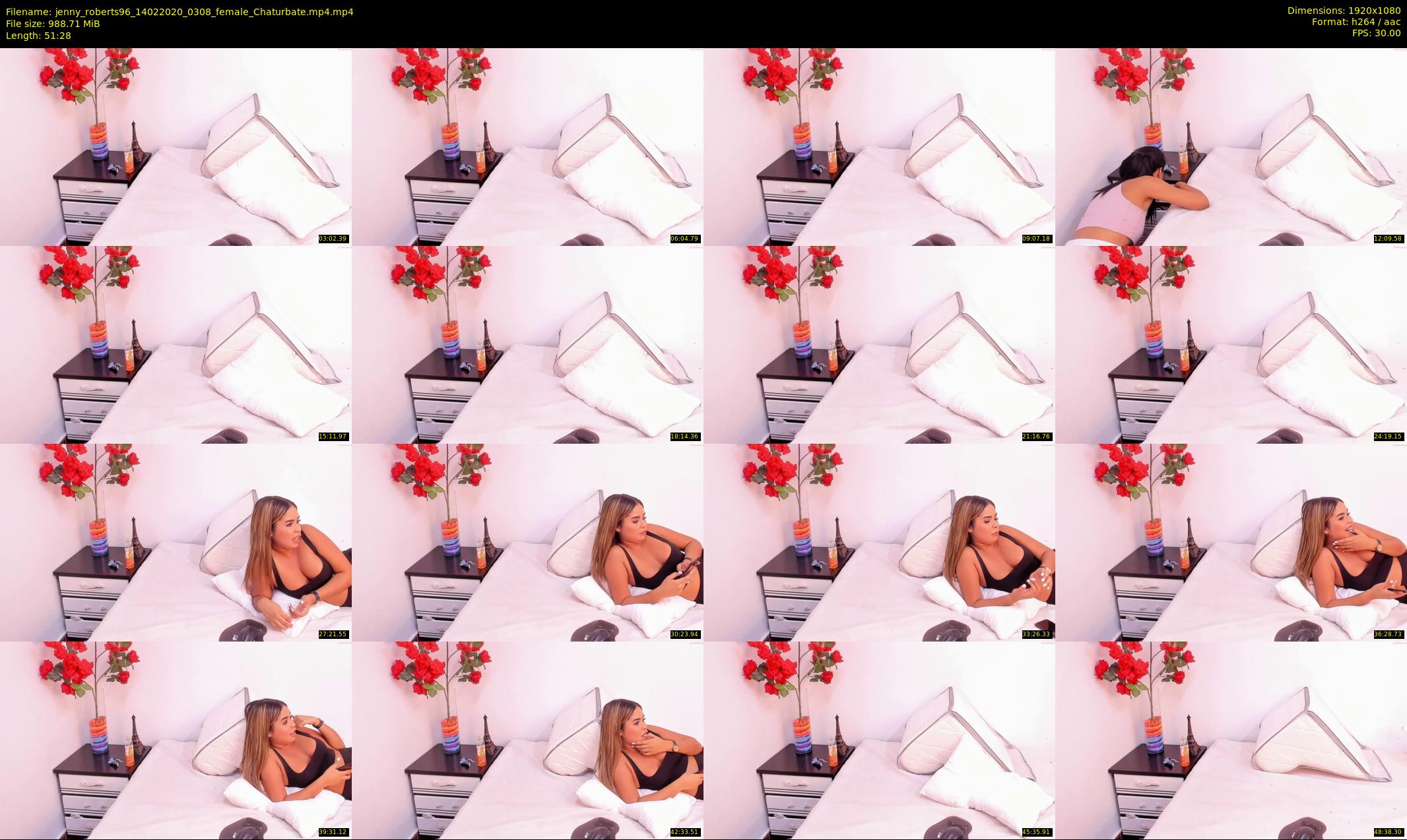 jenny_roberts96 — 52 minute Chaturbate female cam show recording, 1080p, Feb 14, 2020