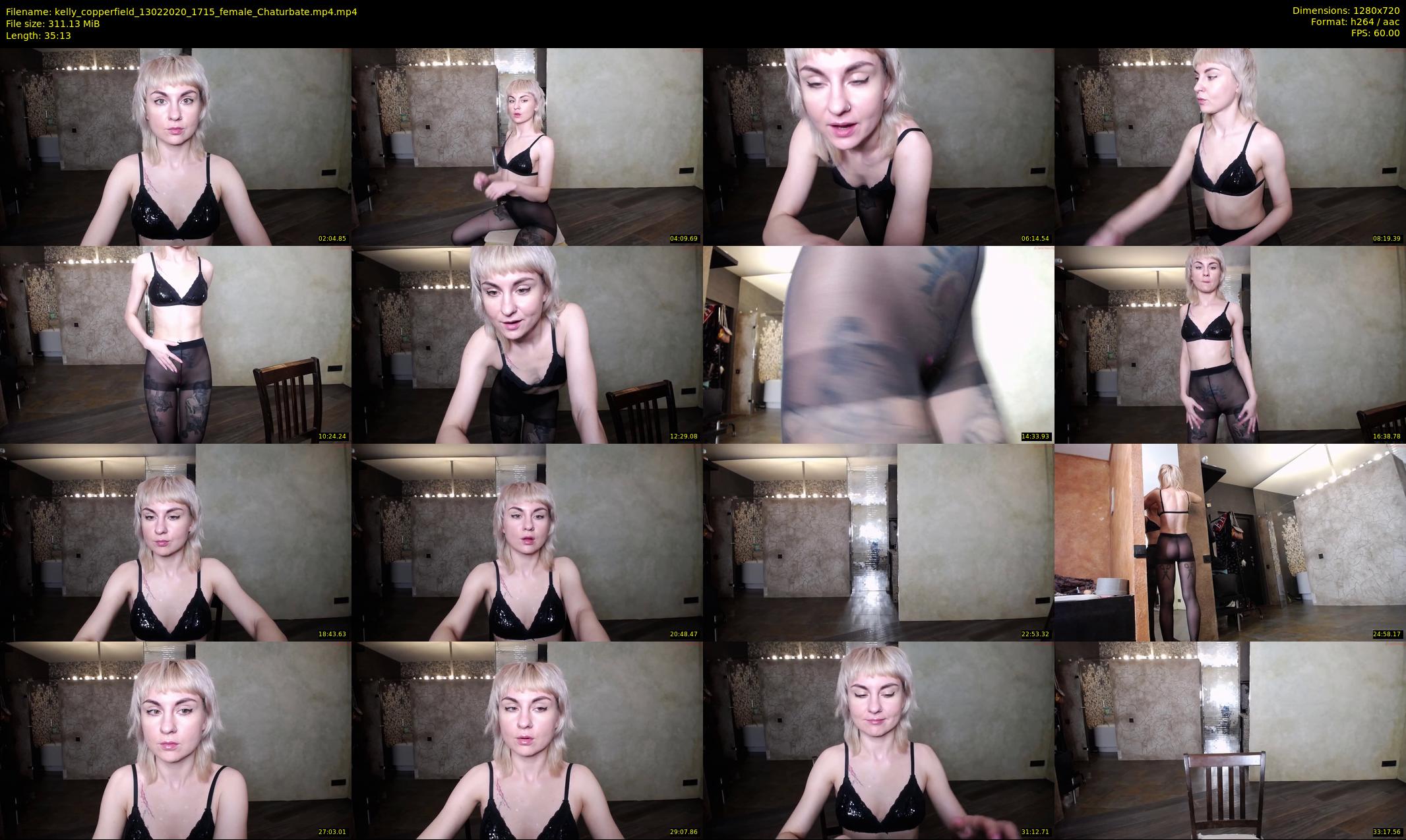 kelly_copperfield — 36 minute Chaturbate female cam show recording, 720p, Feb 13, 2020