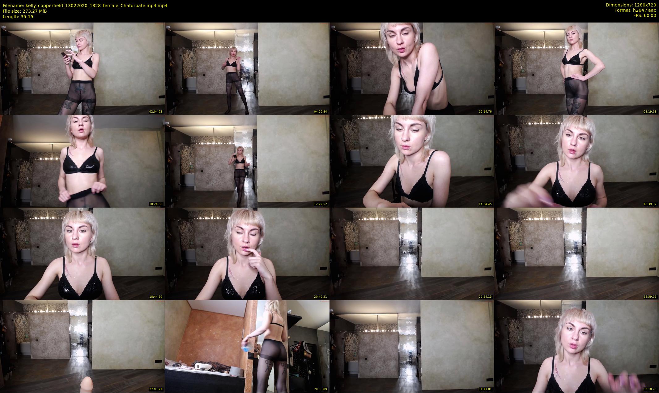 kelly_copperfield — 36 minute Chaturbate female cam show recording, 720p, Feb 13, 2020