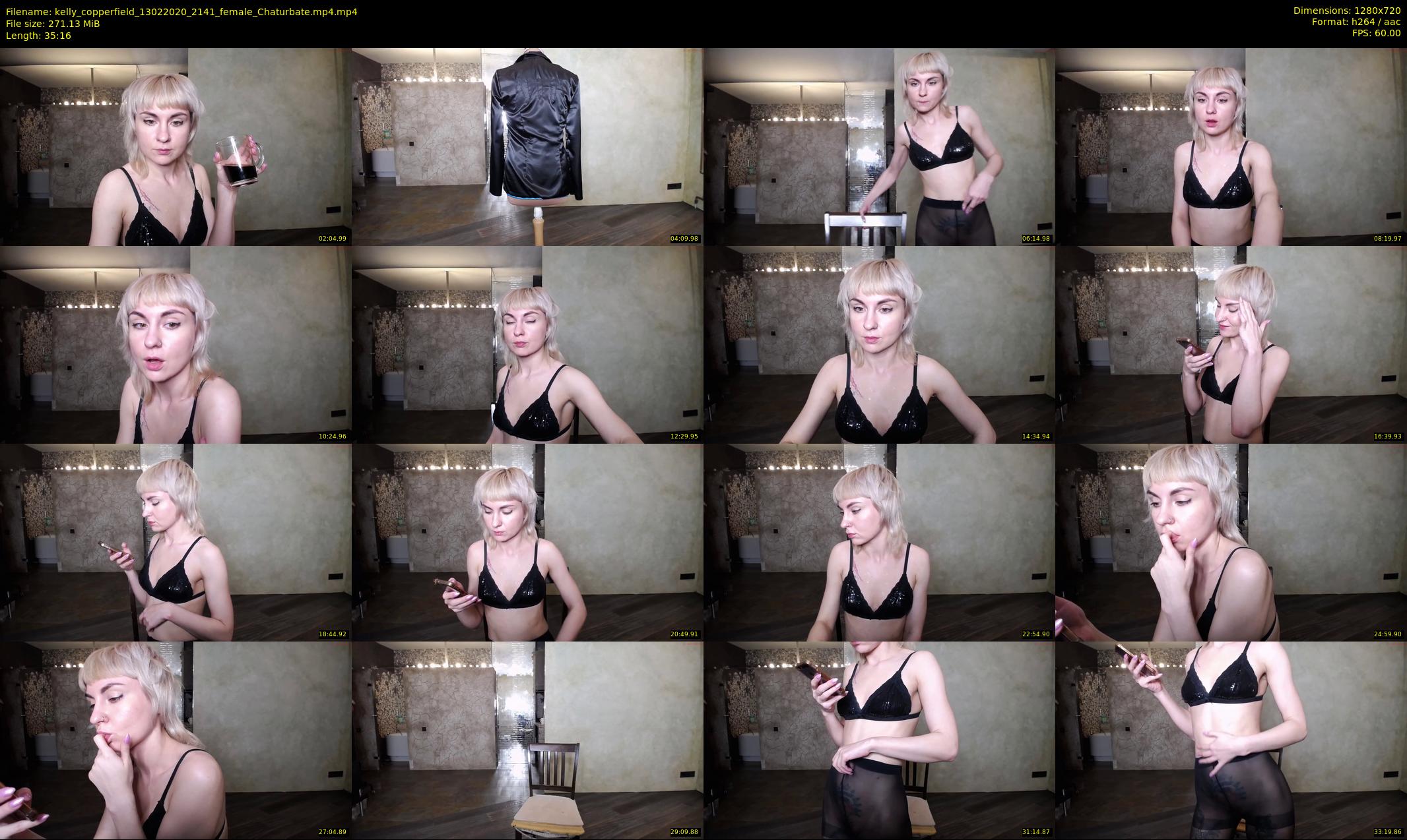 kelly_copperfield — 36 minute Chaturbate female cam show recording, 720p, Feb 13, 2020