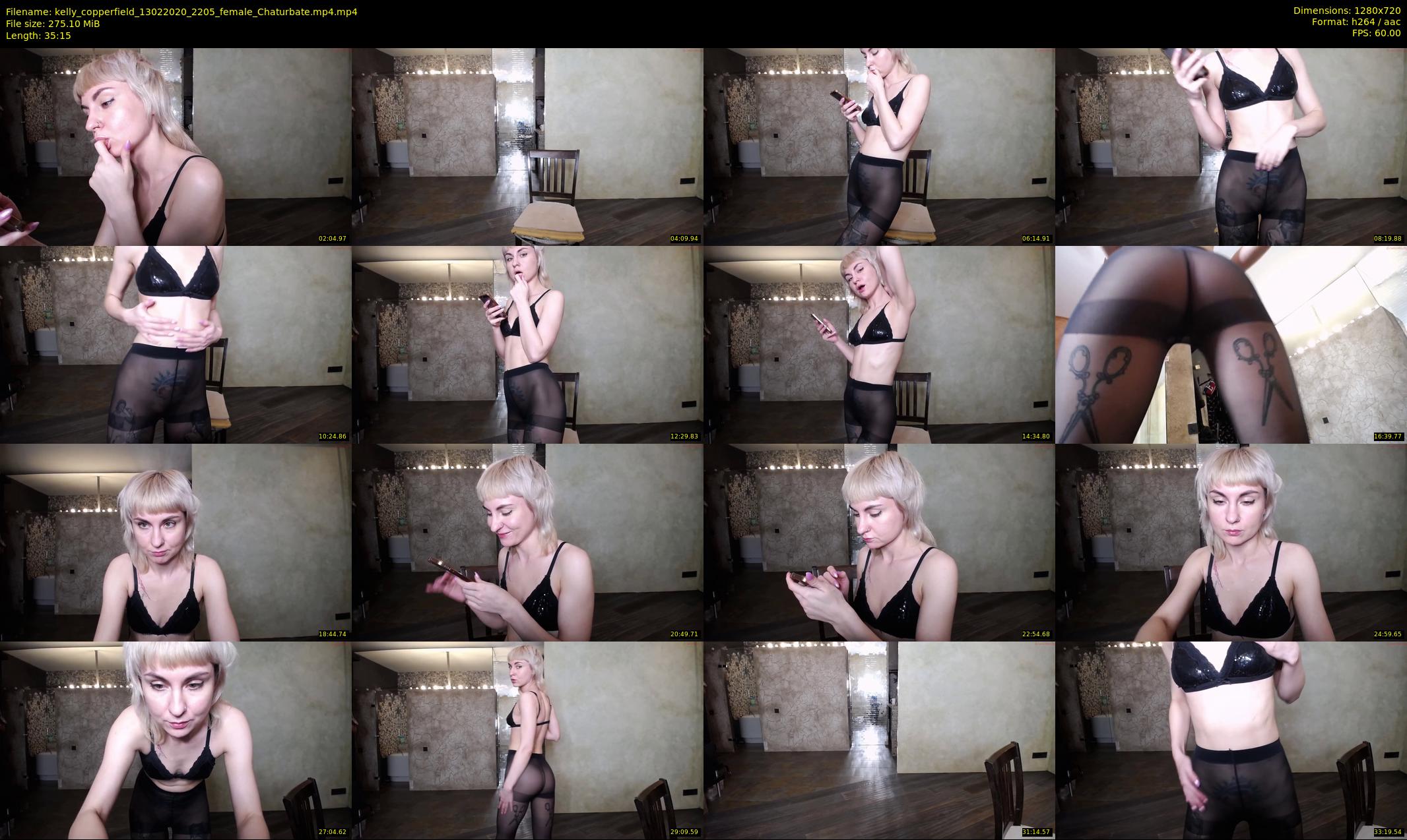 kelly_copperfield — 36 minute Chaturbate female cam show recording, 720p, Feb 13, 2020