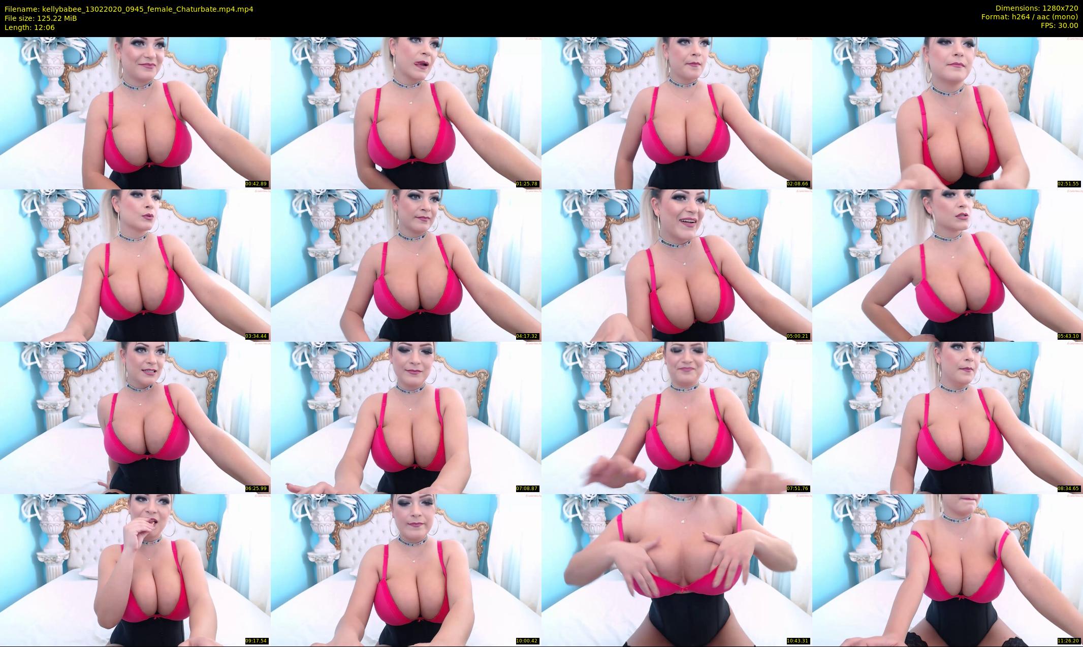 kellybabee — 13 minute Chaturbate female cam show recording, 720p, Feb 13, 2020