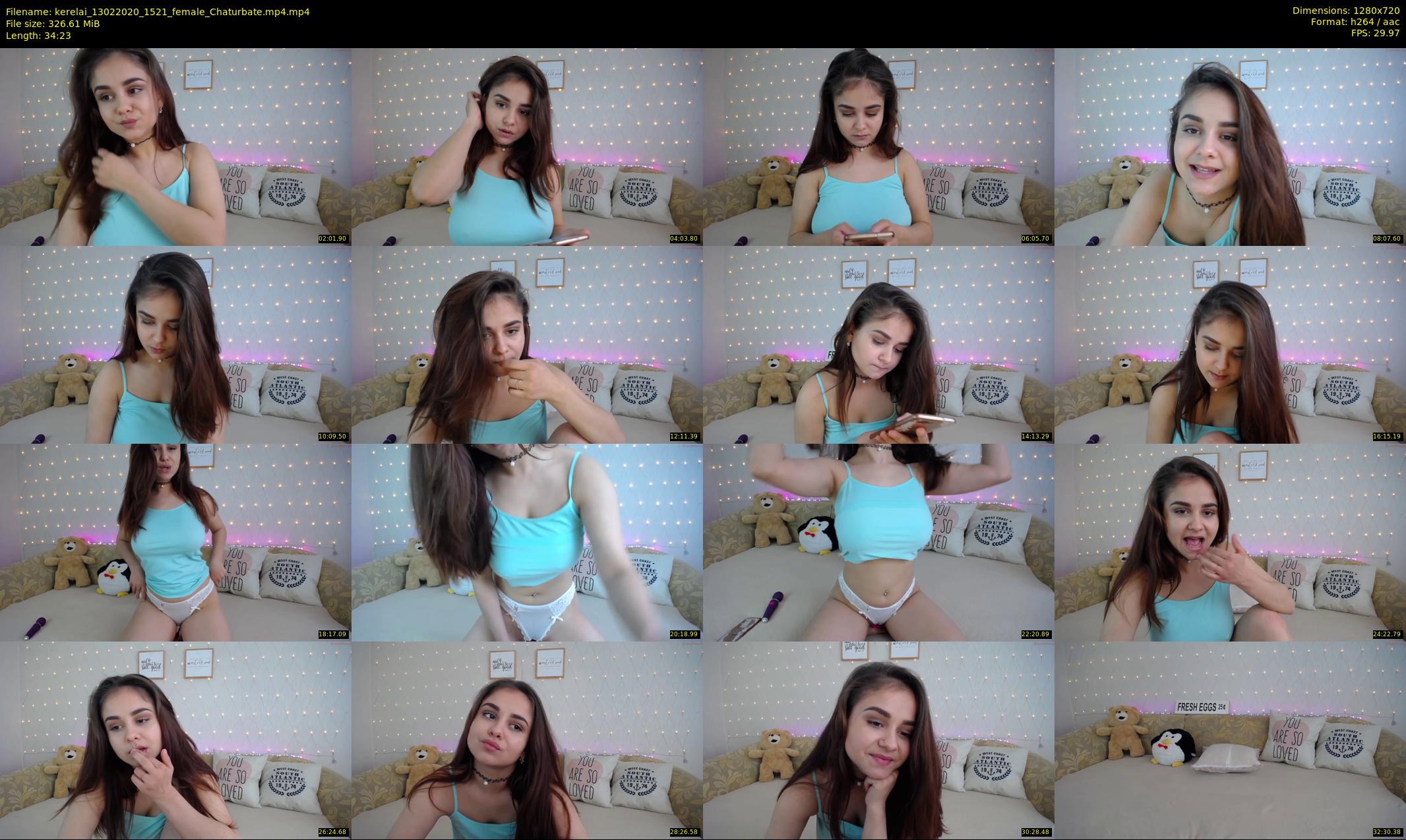 kerelai — 35 minute Chaturbate female cam show recording, 720p, Feb 13, 2020