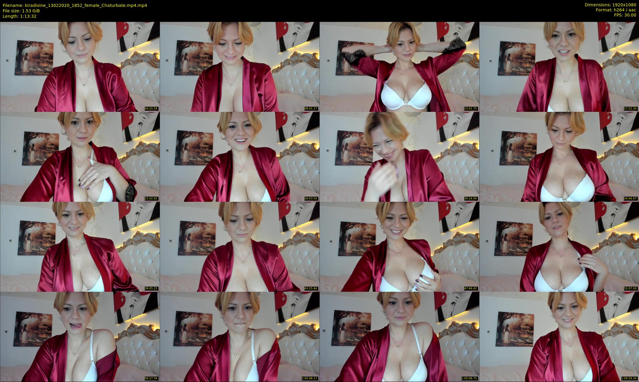 kiradivine — 74 minute Chaturbate female cam show recording, 1080p, Feb 13, 2020