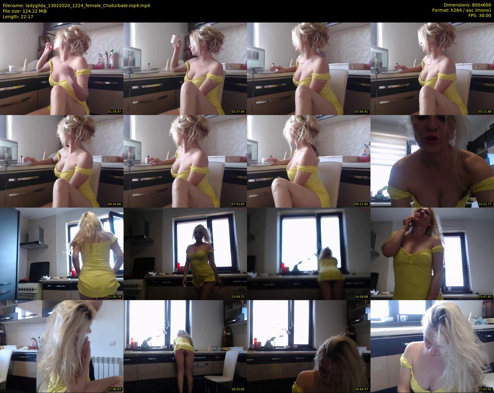 ladygilda — 23 minute Chaturbate female cam show recording, 480p, Feb 13, 2020
