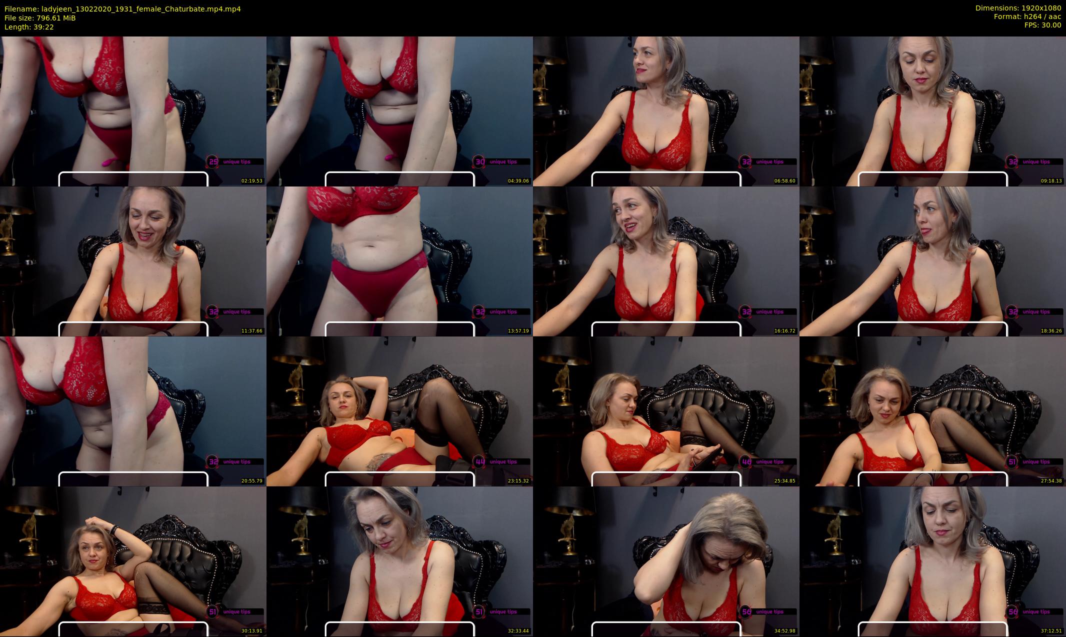 ladyjeen — 40 minute Chaturbate female cam show recording, 1080p, Feb 13, 2020