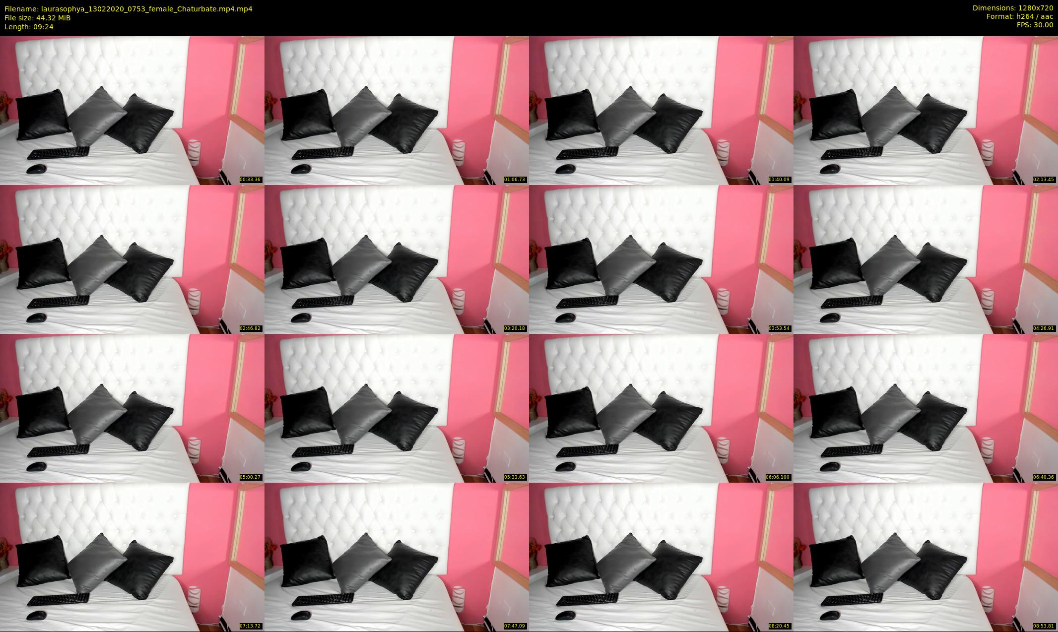 laurasophya — 10 minute Chaturbate female cam show recording, 720p, Feb 13, 2020