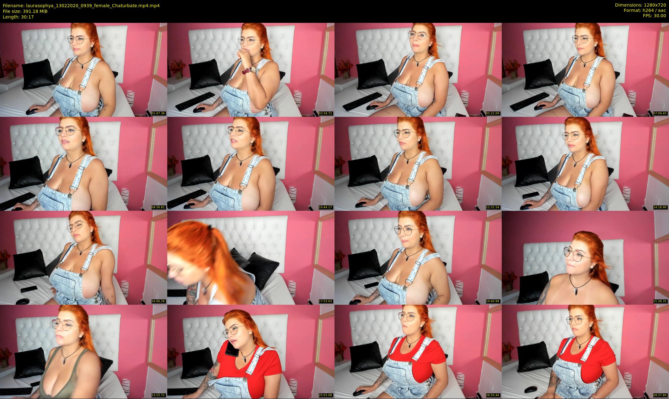 laurasophya — 31 minute Chaturbate female cam show recording, 720p, Feb 13, 2020